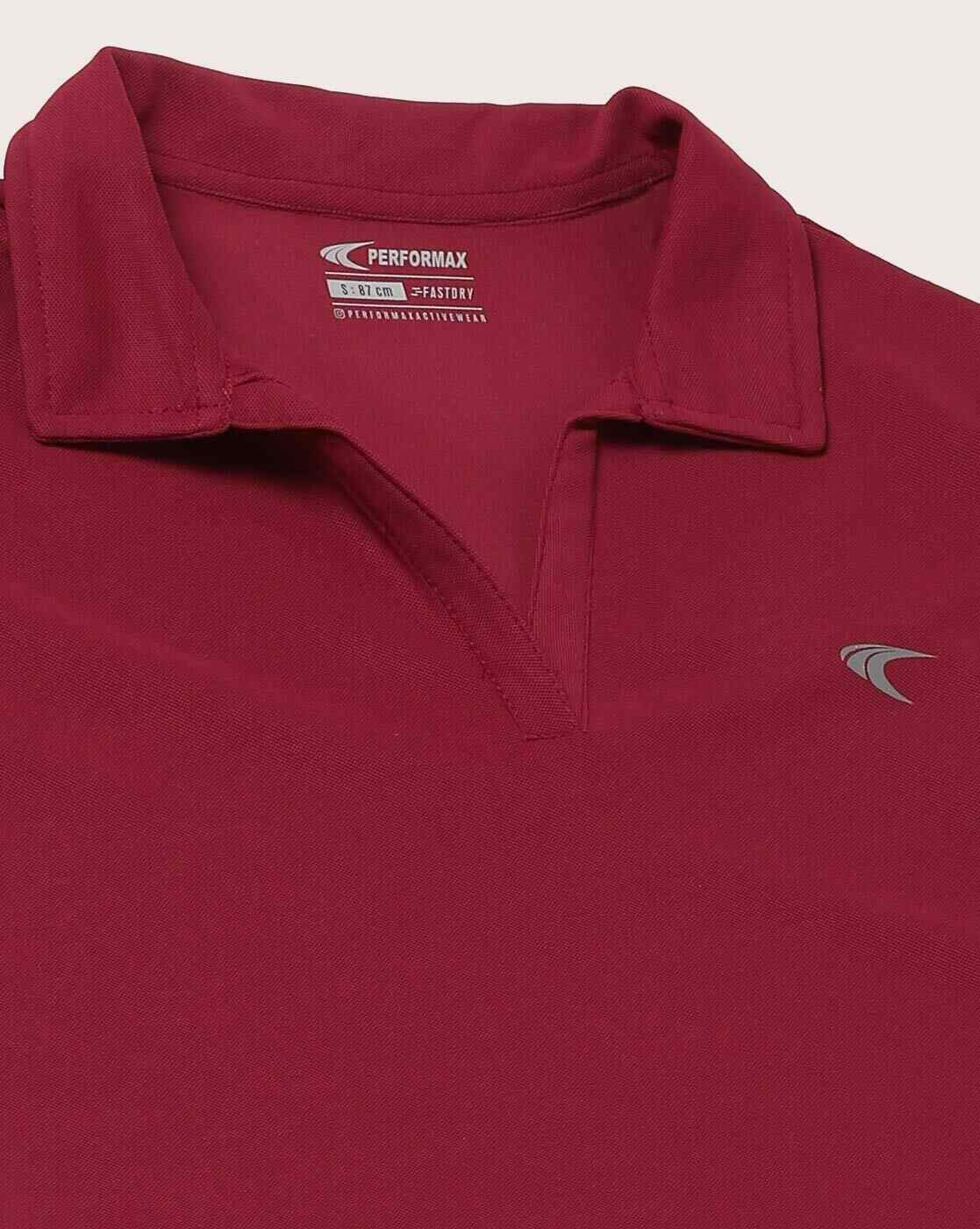 PERFORMAX | Polo T-Shirt with Logo Print|4
