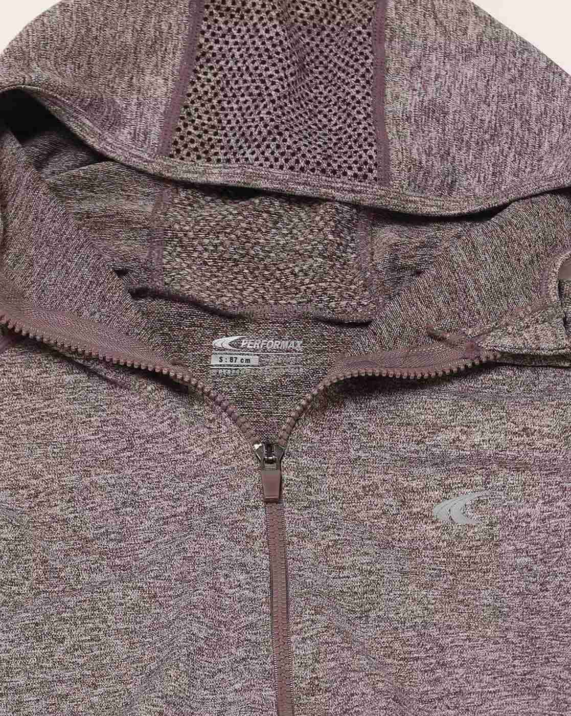 PERFORMAX | Logo Print Regular Fit Thumb Hole Hooded Jacket|6