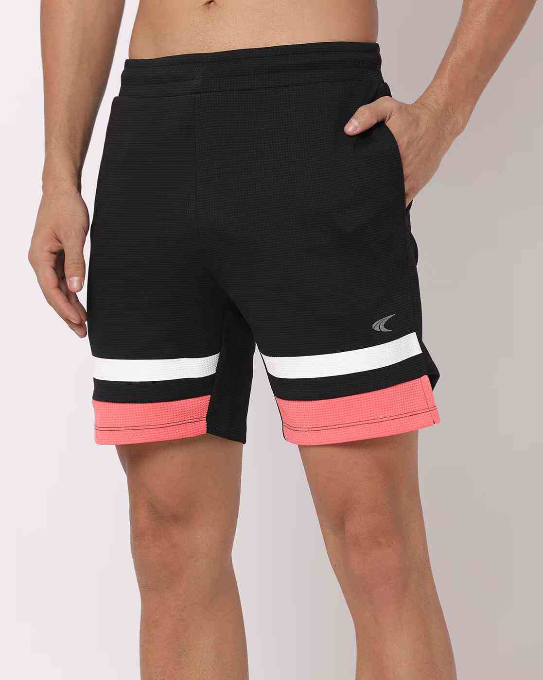 PERFORMAX | Colorblock Shorts with Drawstring Closure|3