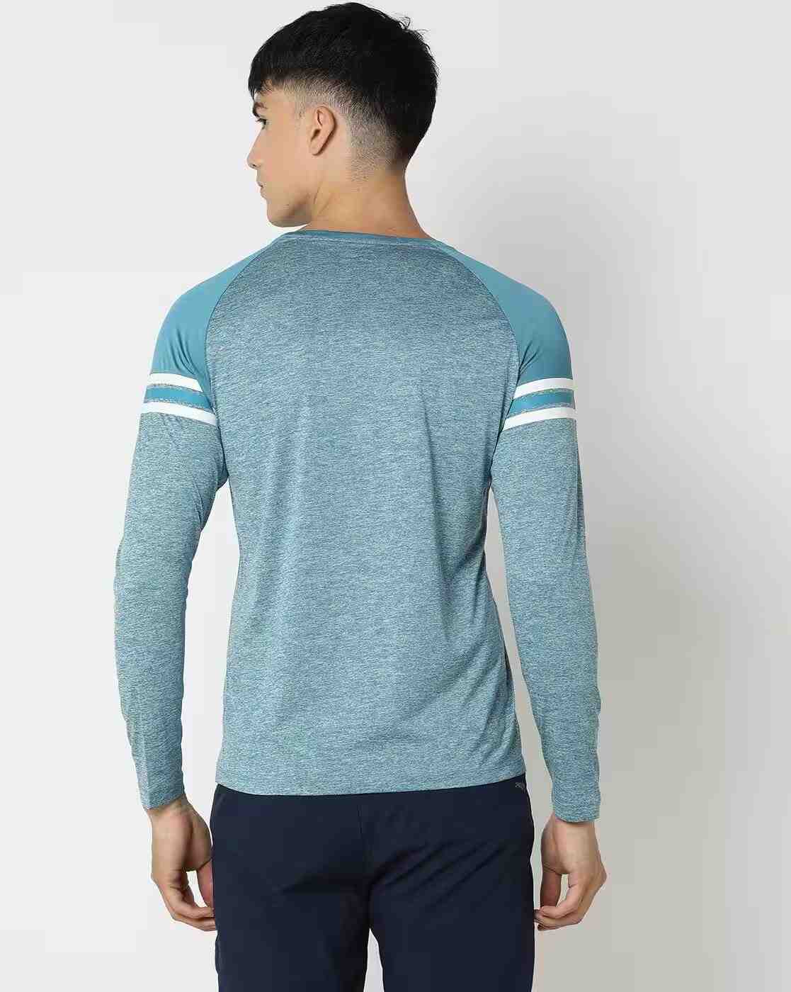 PERFORMAX | Men Colourblock Regular Fit Crew-Neck T-Shirt|2