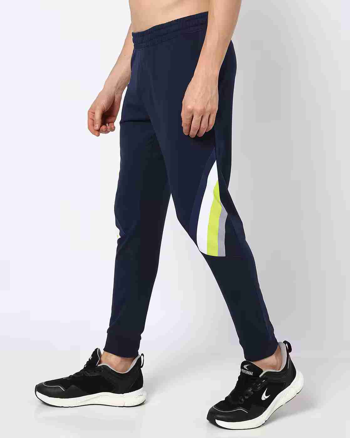 PERFORMAX | Men Regular Fit Track Pants with Elasticated Waist|2