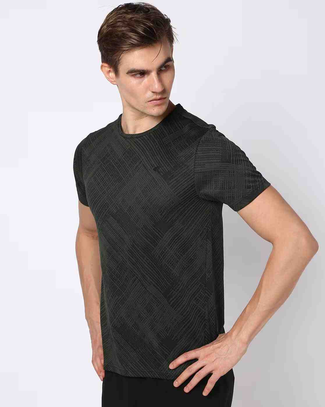 PERFORMAX | Men Regular Fit Crew-Neck T-Shirt|1
