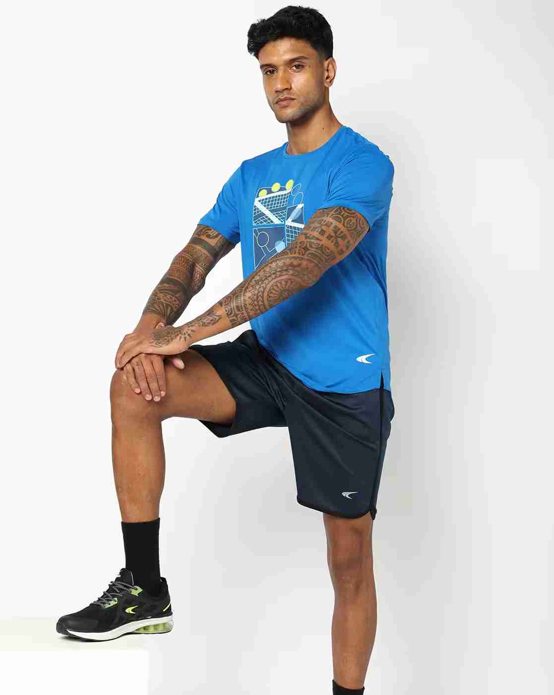 PERFORMAX | Men Racquet Graphic Print Lightweight Crew-Neck T-Shirt|0