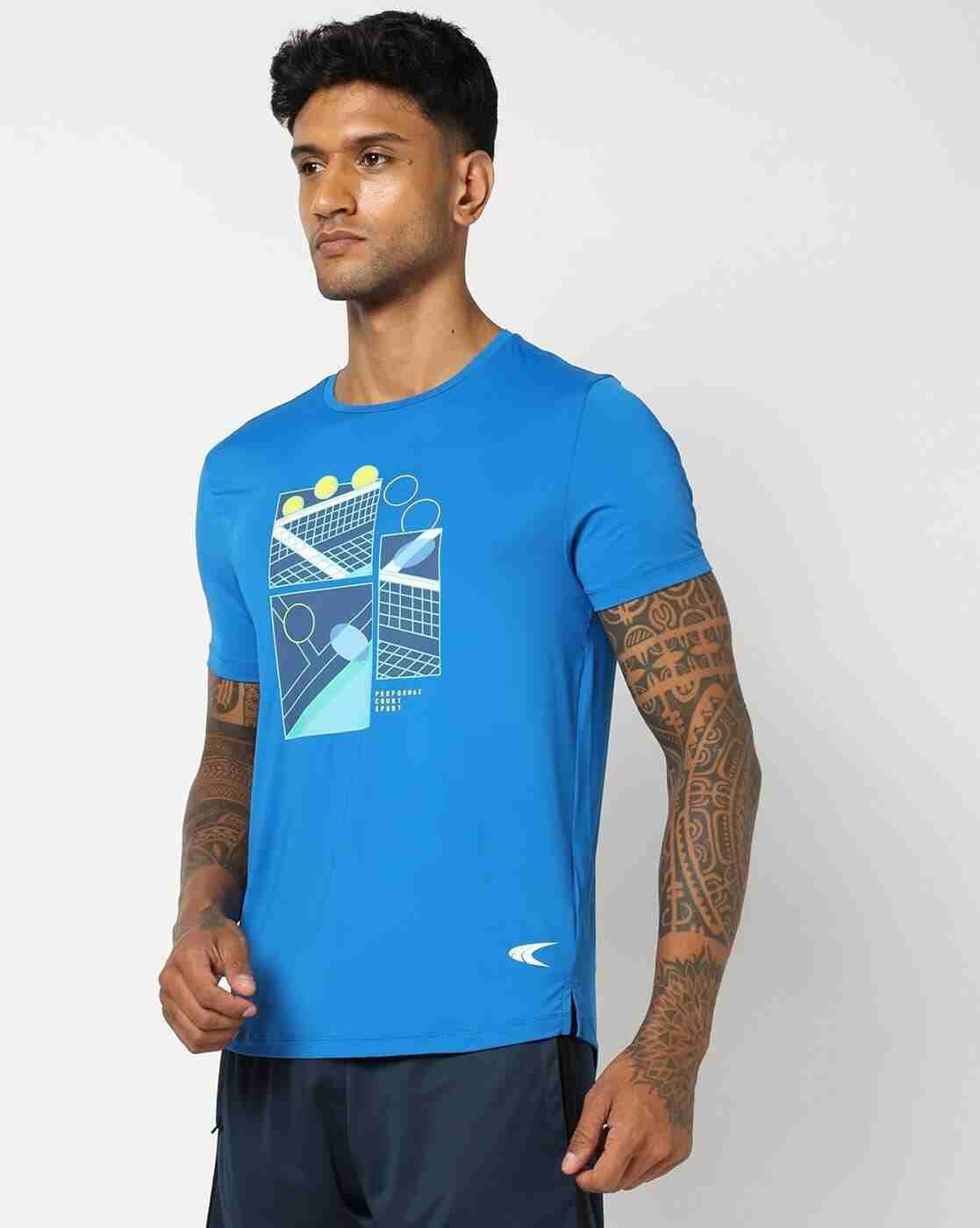 PERFORMAX | Men Racquet Graphic Print Lightweight Crew-Neck T-Shirt|3