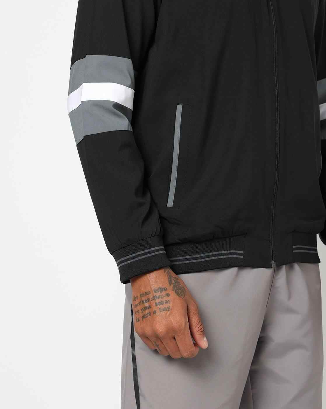 PERFORMAX | Men Colourblock Regular Fit Zip-Front Bomber Jacket|5