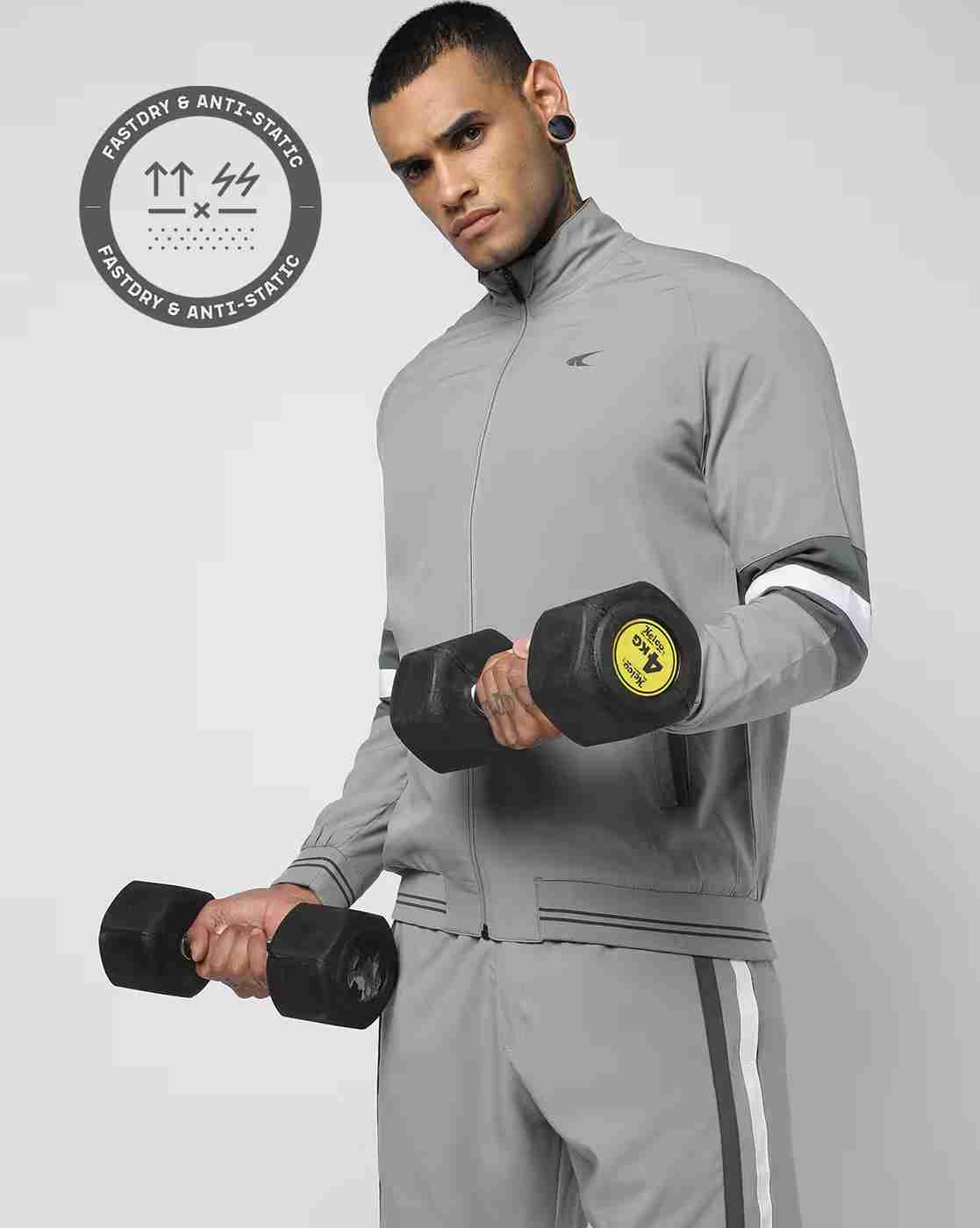 Men Colourblock Regular Fit Zip-Front Bomber Jacket
