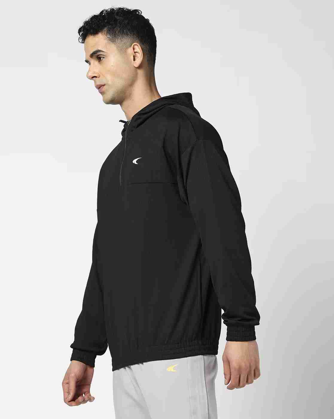PERFORMAX | Men Regular Fit Jacquard Hoodie Jacket|1