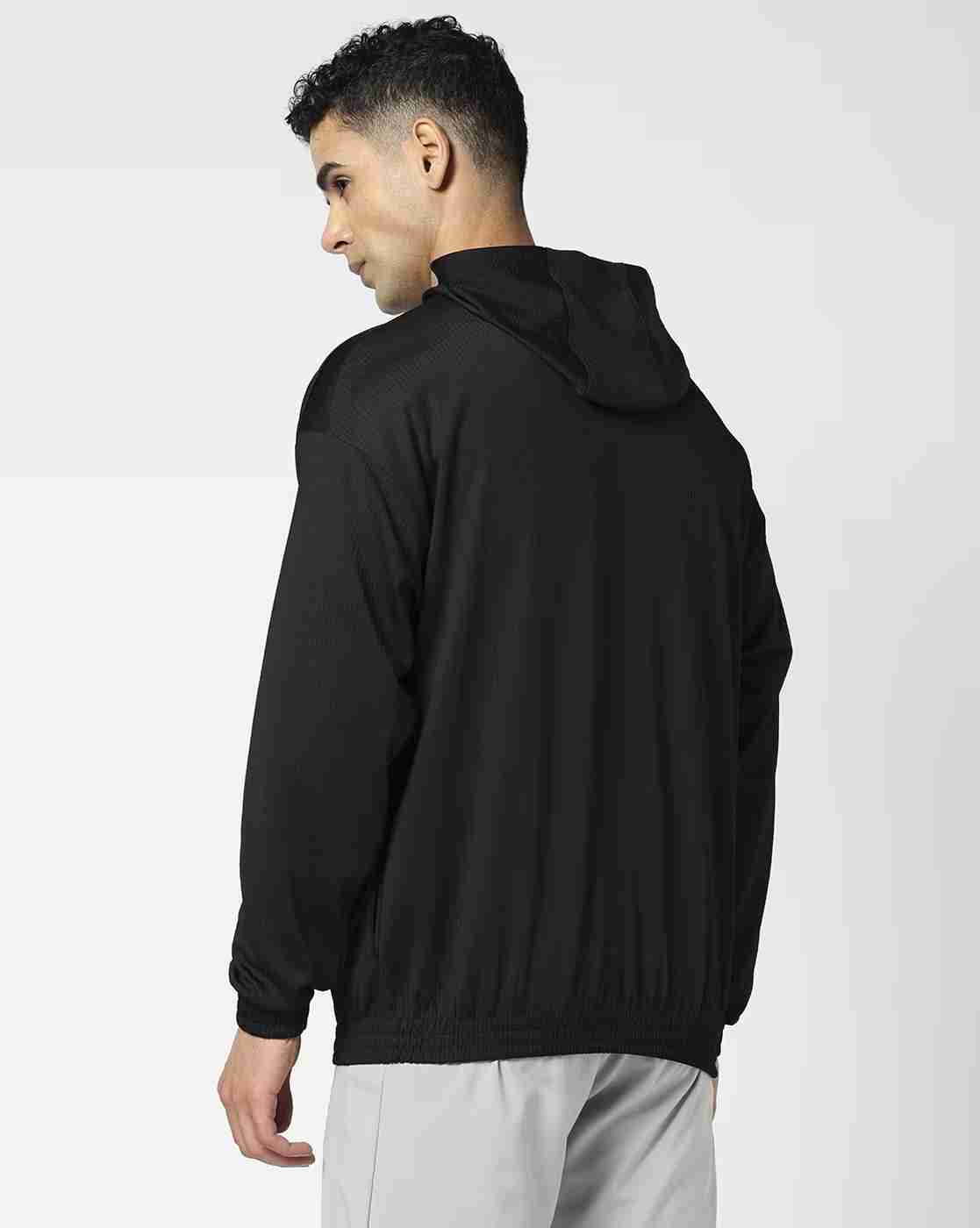 PERFORMAX | Men Regular Fit Jacquard Hoodie Jacket|2