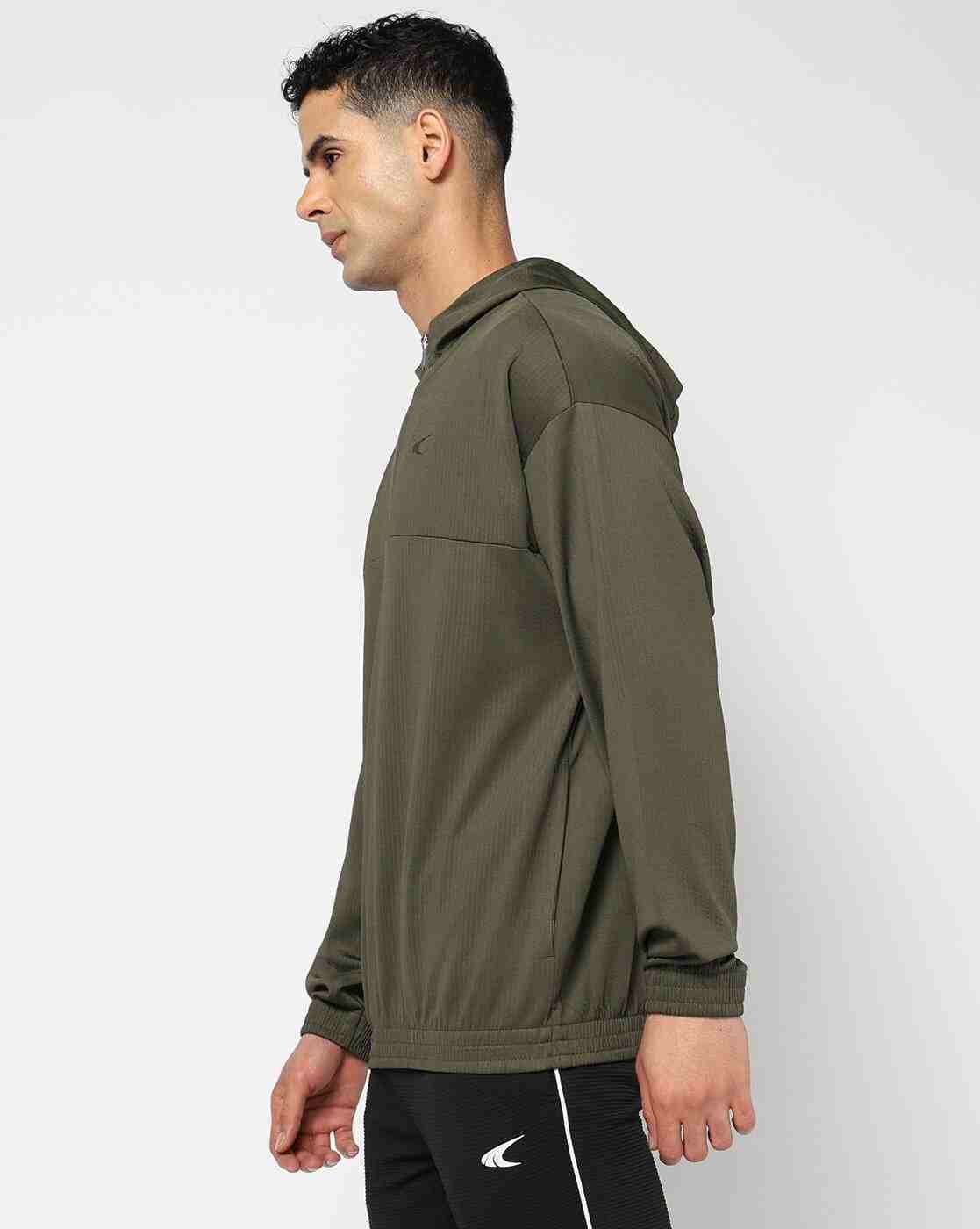 PERFORMAX | Men Regular Fit Jacquard Hoodie|2