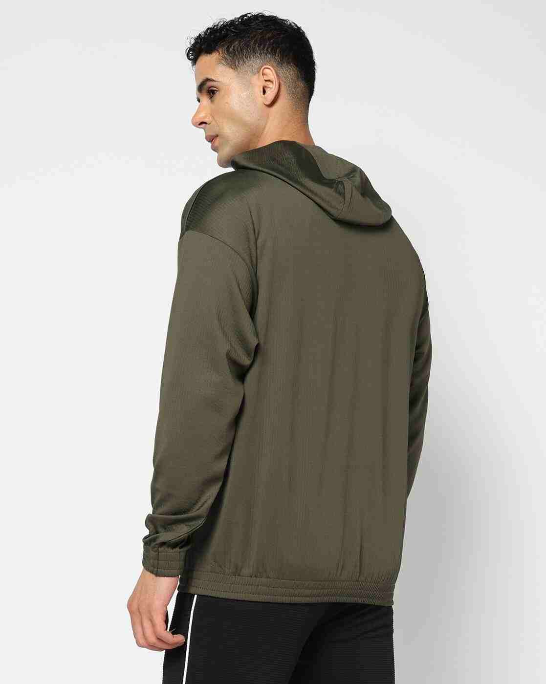 PERFORMAX | Men Regular Fit Jacquard Hoodie|3