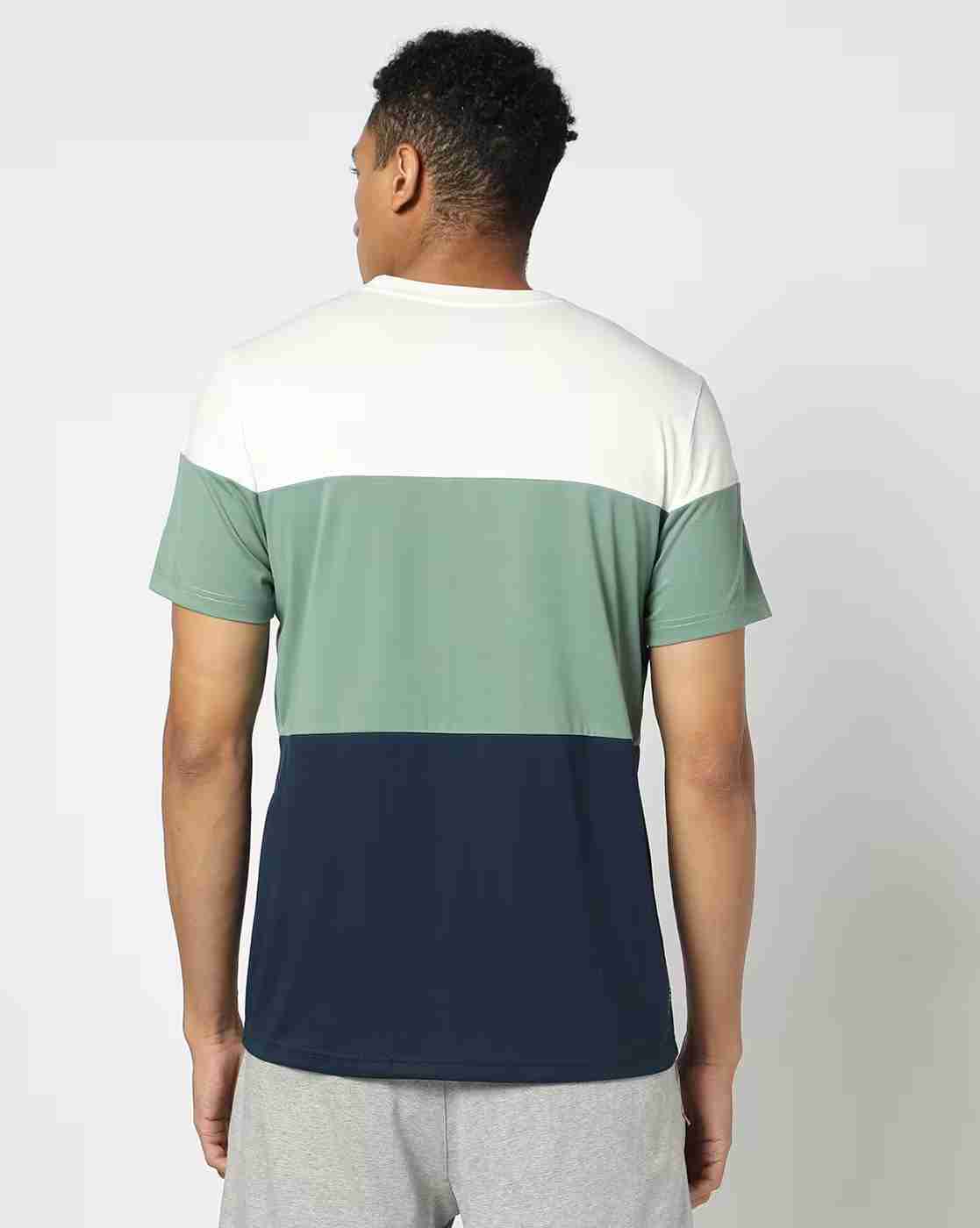 PERFORMAX | Men Colourblock Regular Fit Crew-Neck T-Shirt|2
