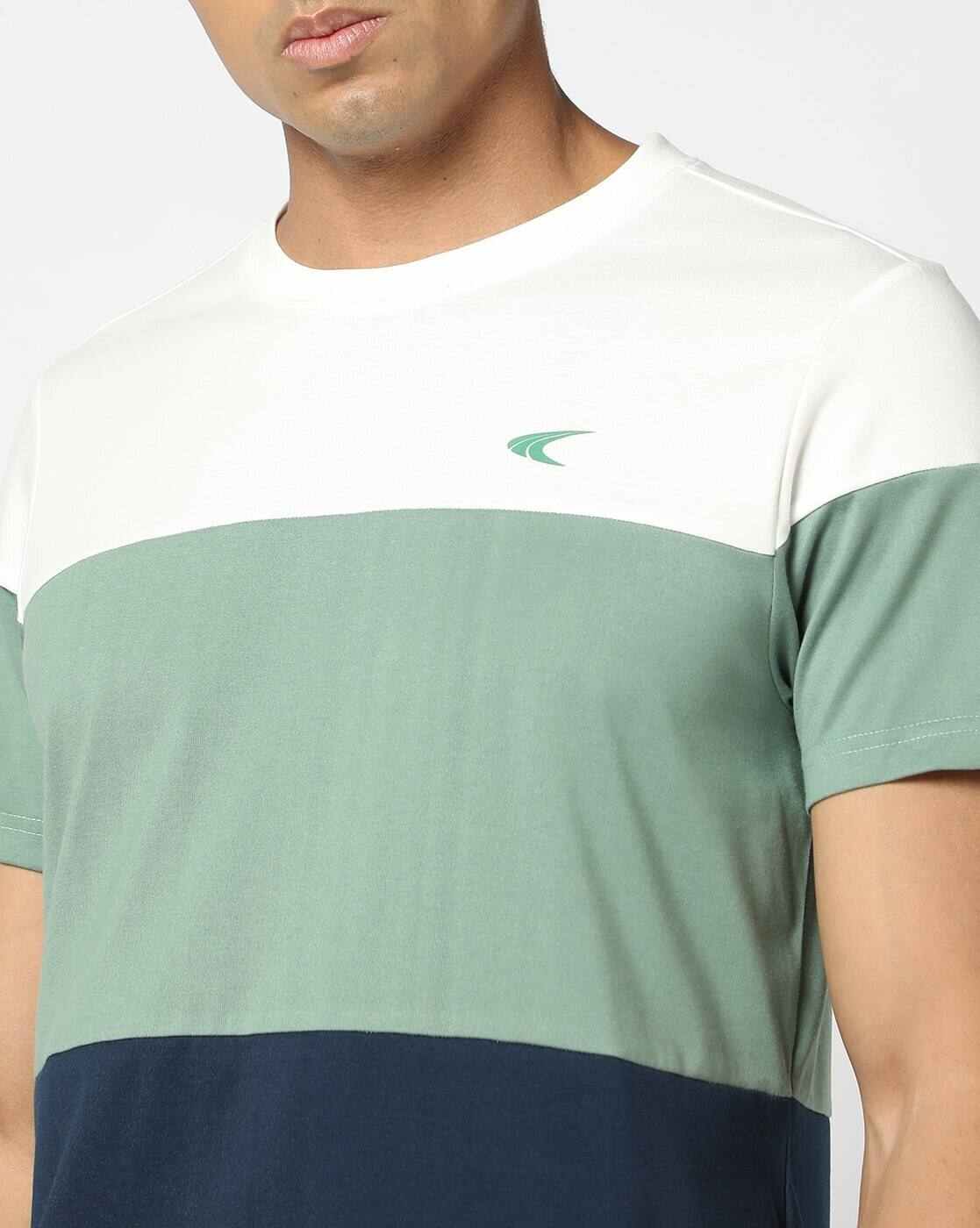 PERFORMAX | Men Colourblock Regular Fit Crew-Neck T-Shirt|4