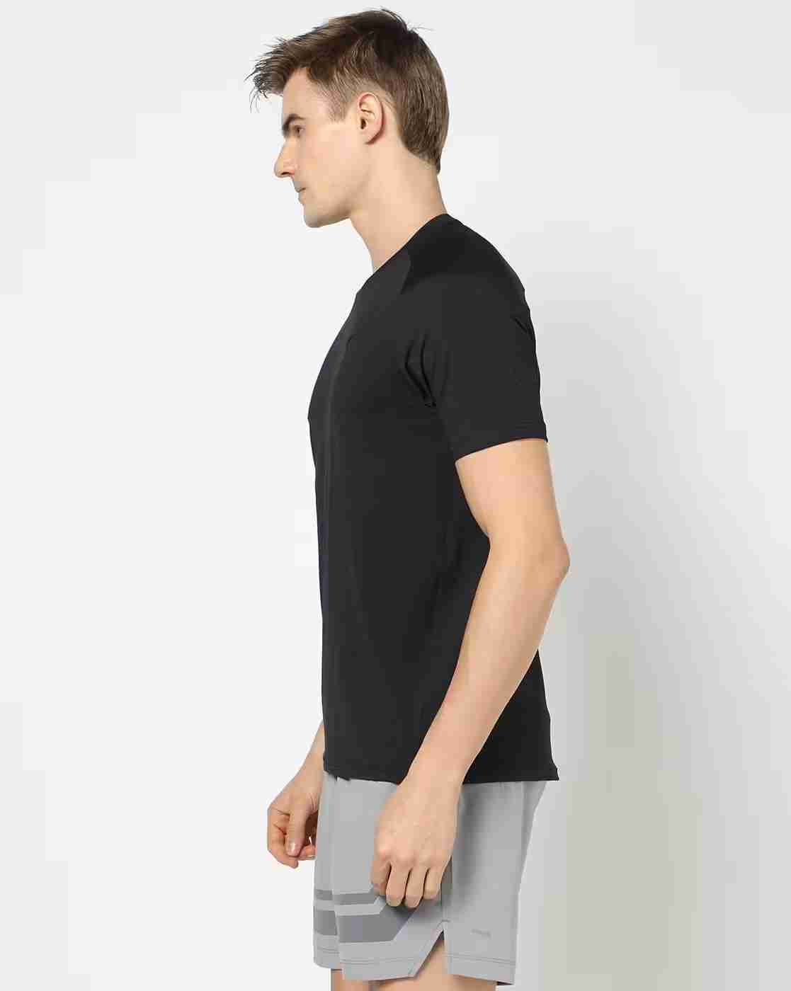 PERFORMAX | Men Regular Fit Crew-Neck Cotton T-Shirt|1