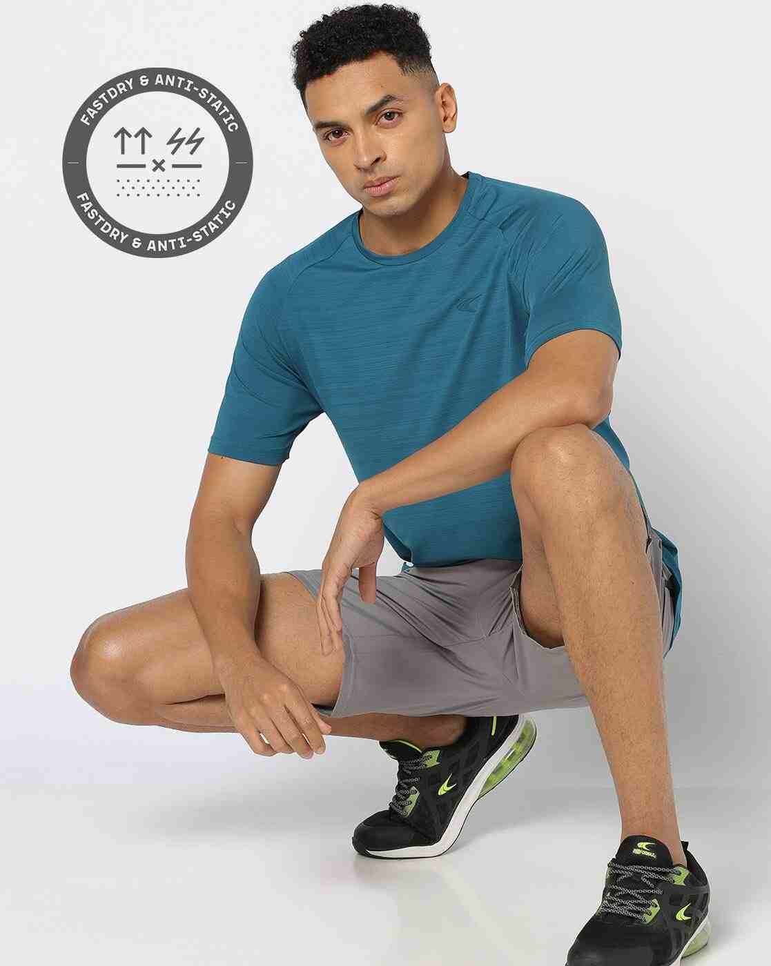 PERFORMAX | Men Regular Fit Crew-Neck Cotton T-Shirt|0