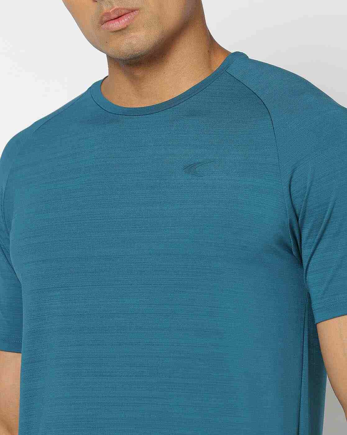PERFORMAX | Men Regular Fit Crew-Neck Cotton T-Shirt|4