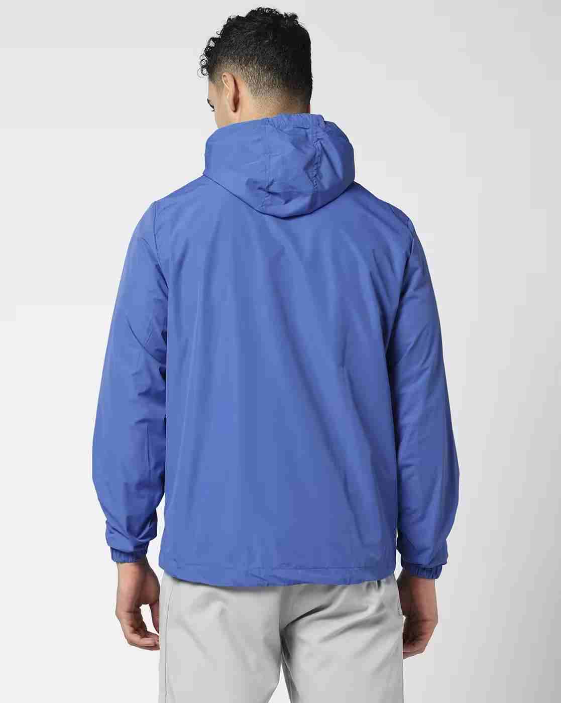PERFORMAX | Men Logo Print Regular Fit Hooded Running Jacket|2