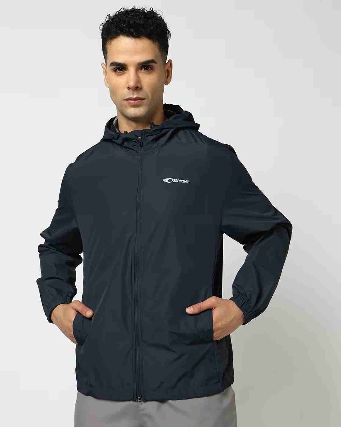 PERFORMAX | Men Regular Fit Running Hooded Track Jacket|4