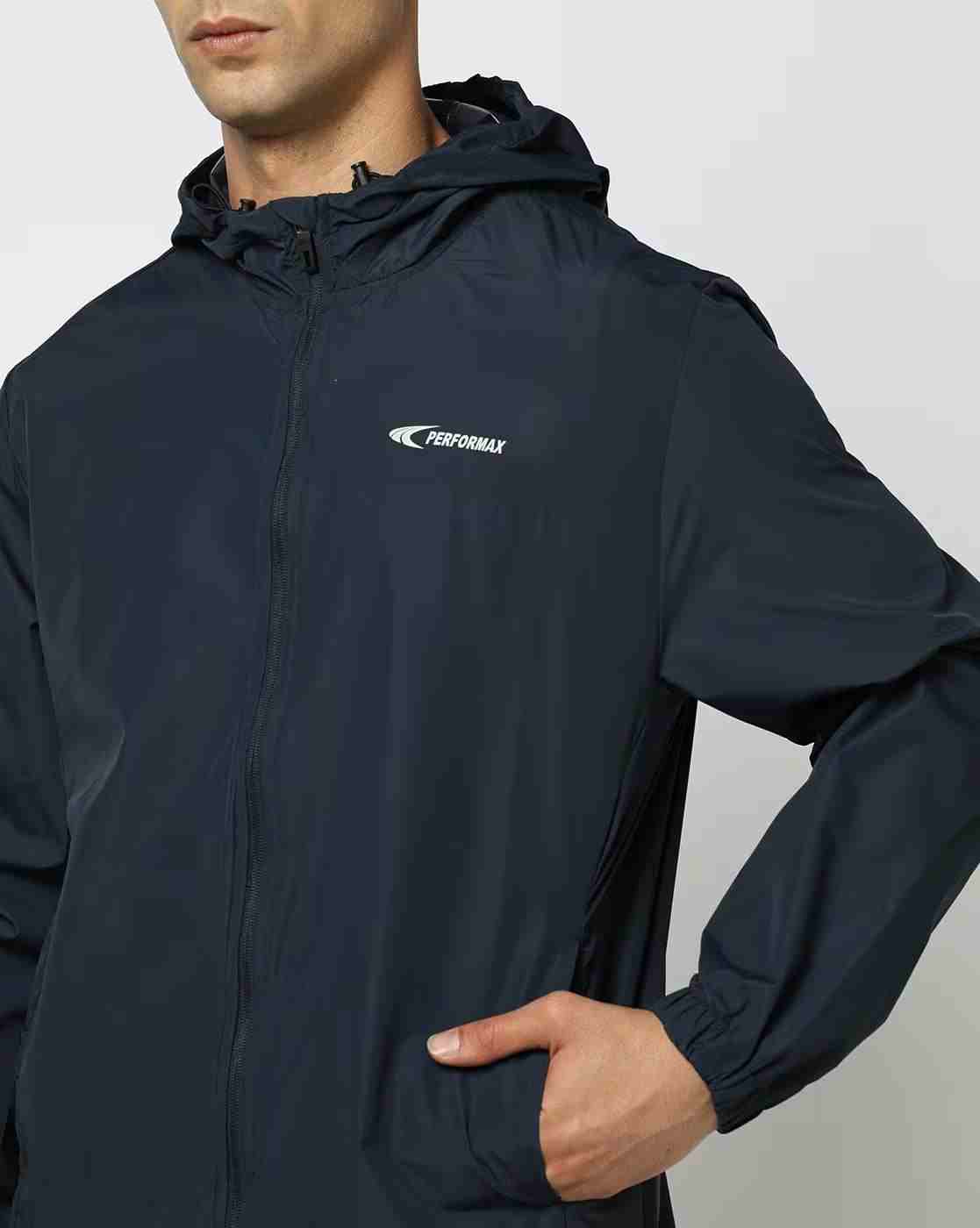 PERFORMAX | Men Regular Fit Running Hooded Track Jacket|5