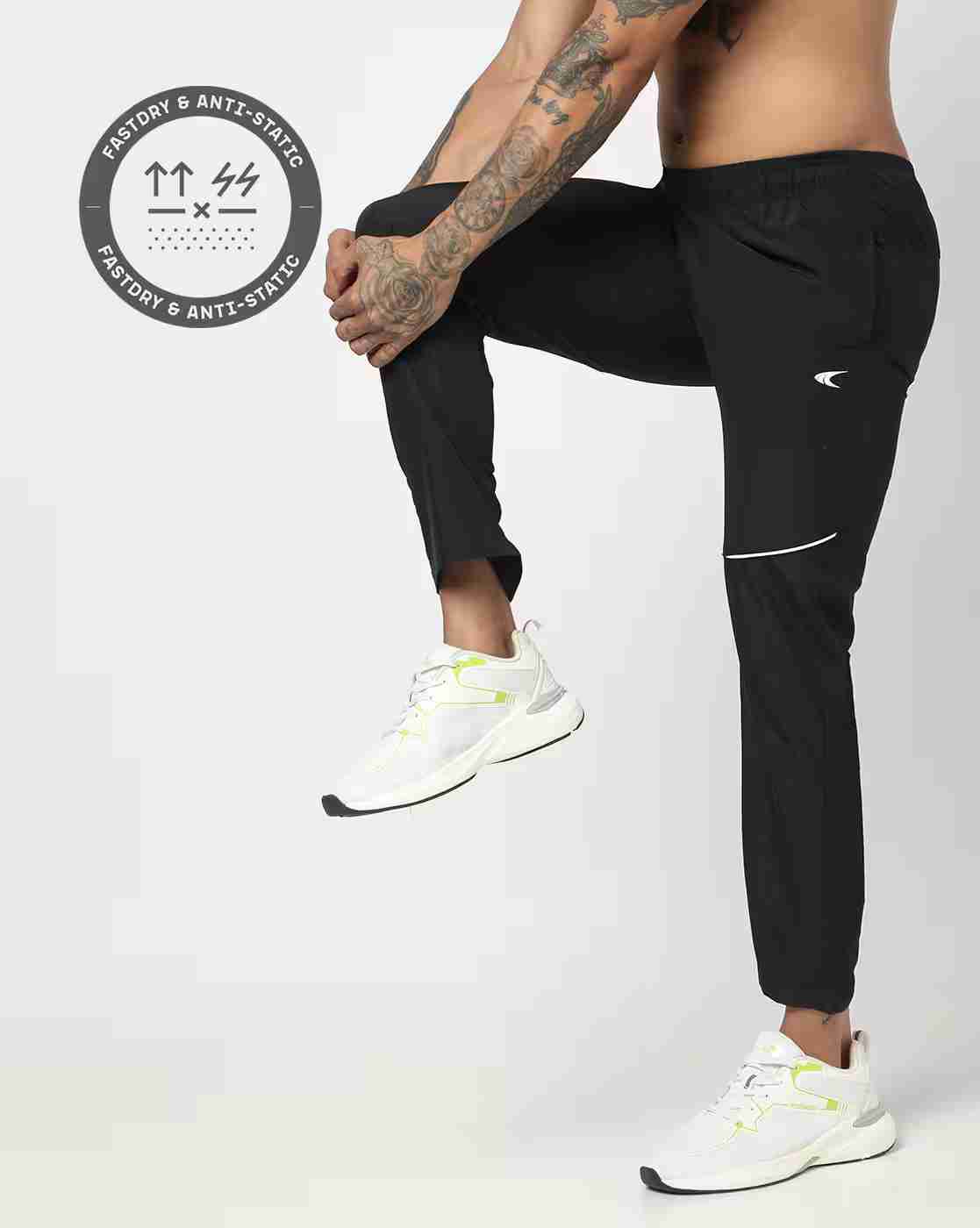 Men Regular Fit Gym Track Pants