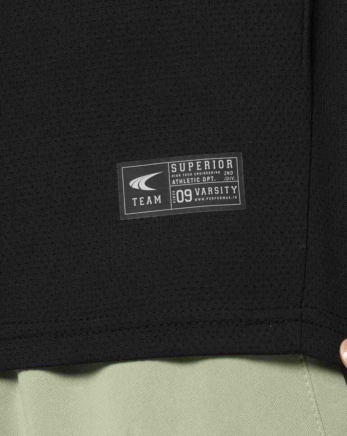 PERFORMAX | Men Typographic Print Crew-Neck T-Shirt|7