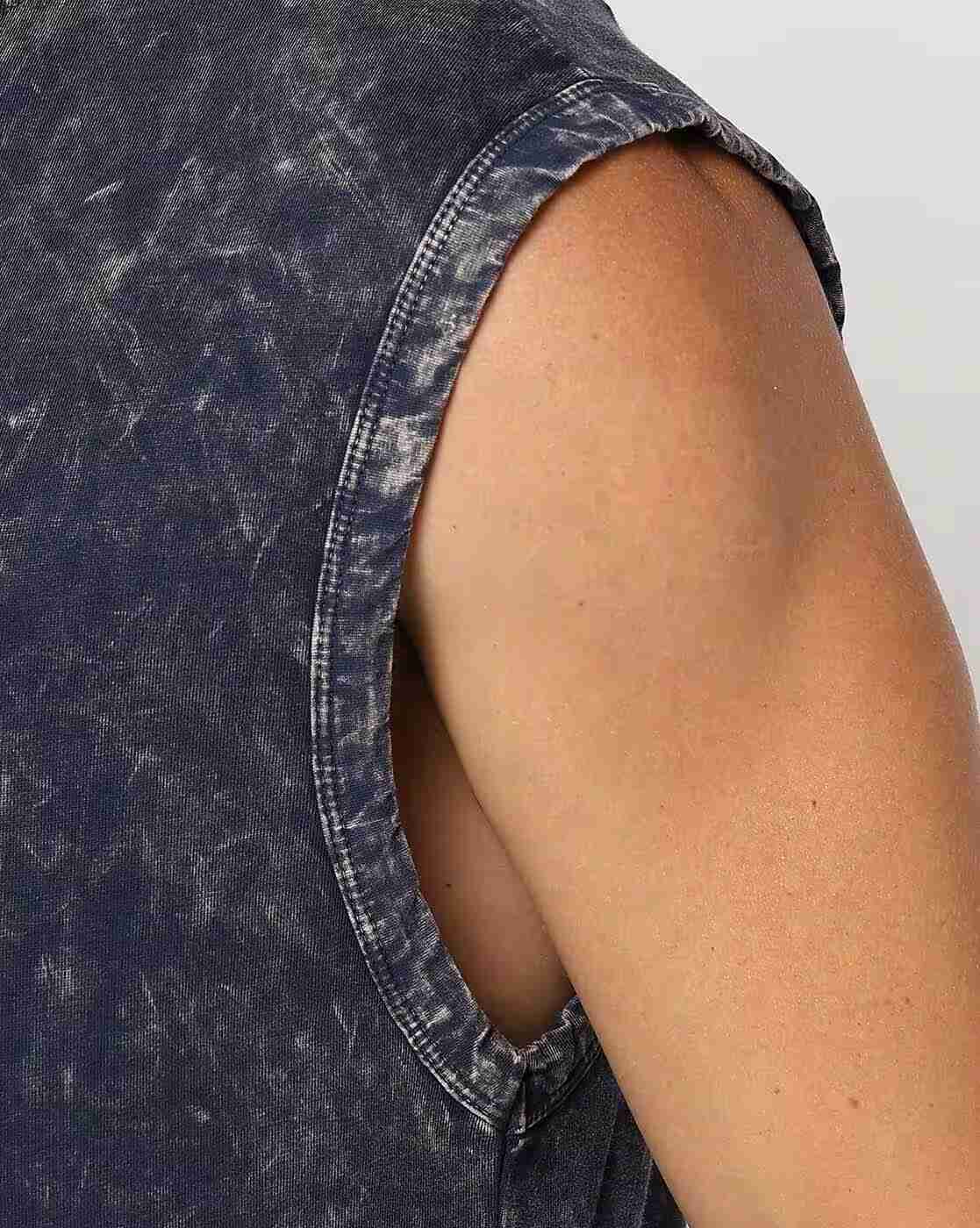 PERFORMAX | Men Acid Washed Tank T-Shirt|5