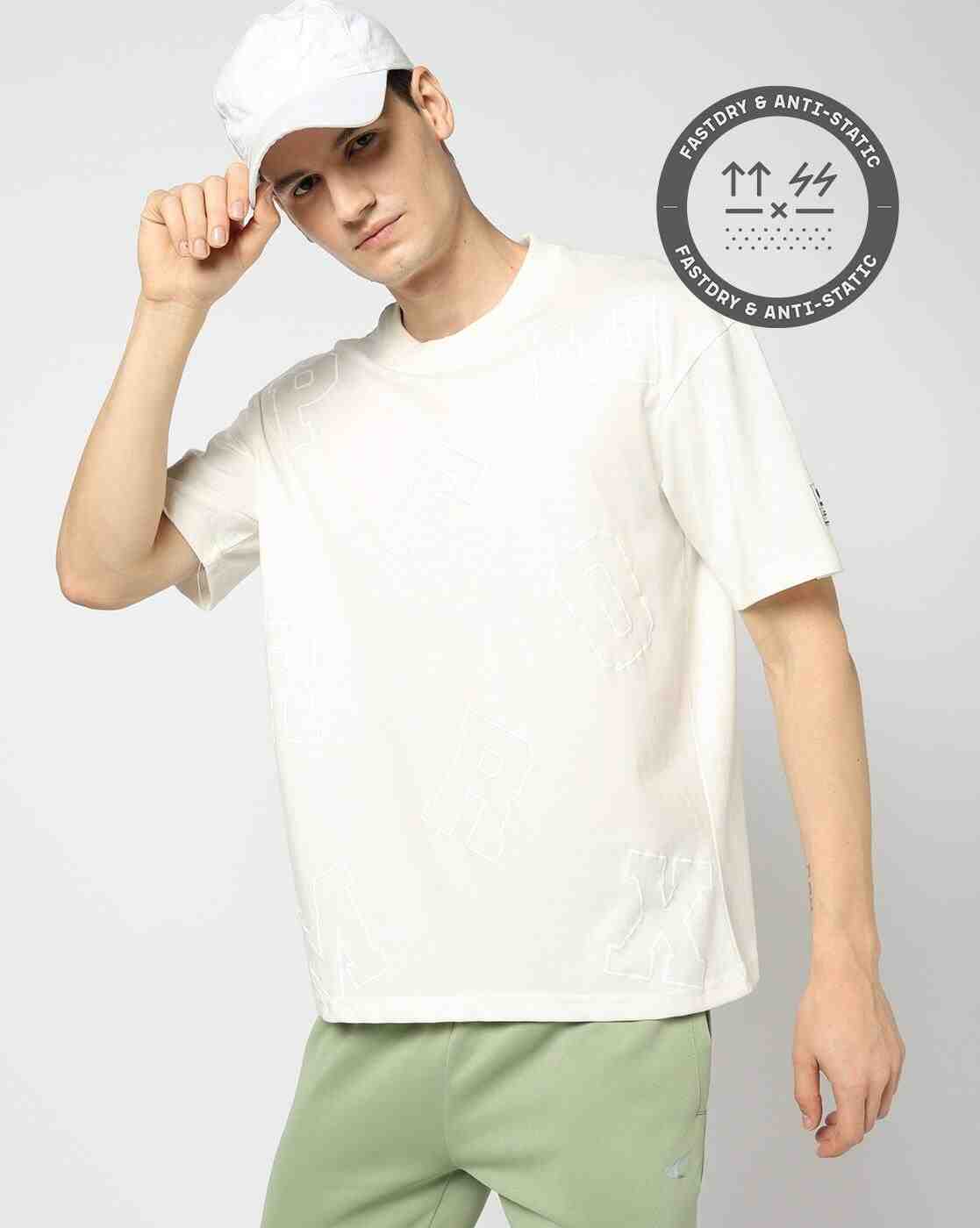 PERFORMAX | Men Active Lifestyle Oversize Crew Neck T-Shirt with Print|0