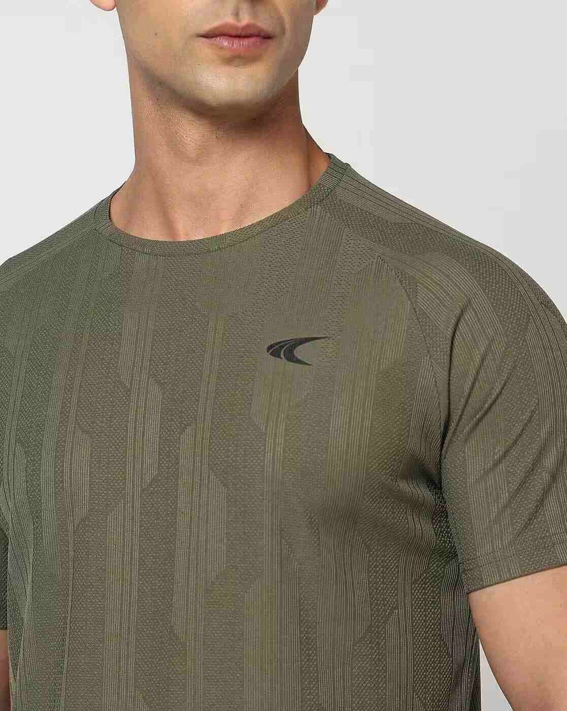 PERFORMAX | Men Striped Relaxed Fit Crew-Neck Training T-Shirt|4