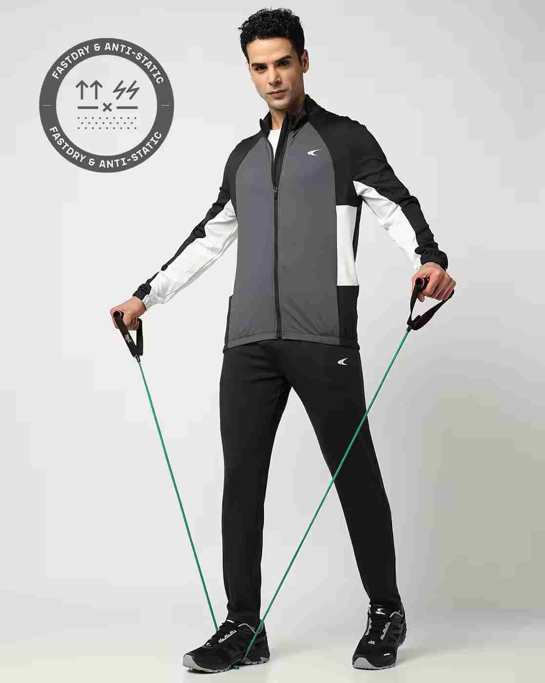 PERFORMAX | Men Colourblock Regular Fit Tracksuit|0