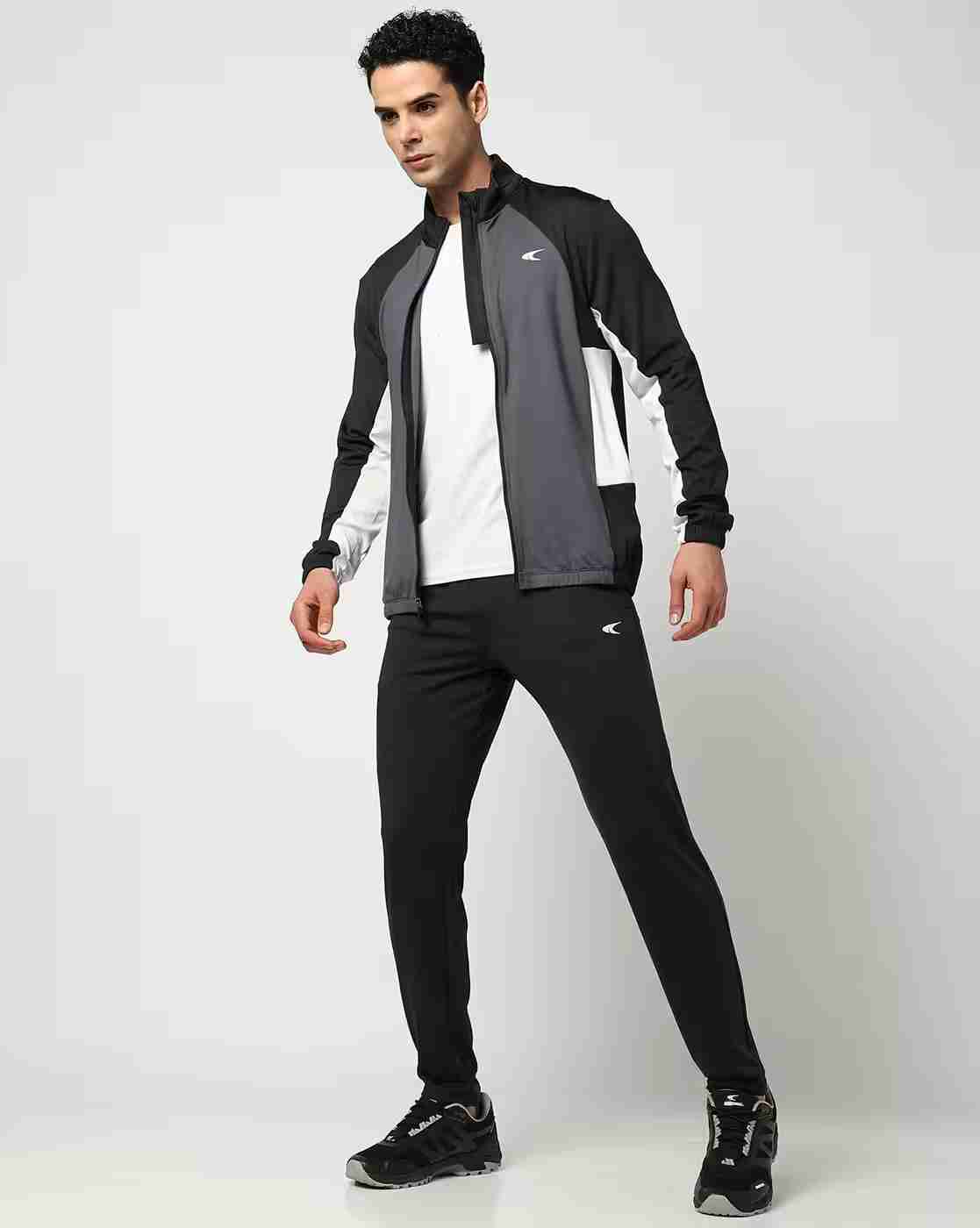 PERFORMAX | Men Colourblock Regular Fit Tracksuit|3
