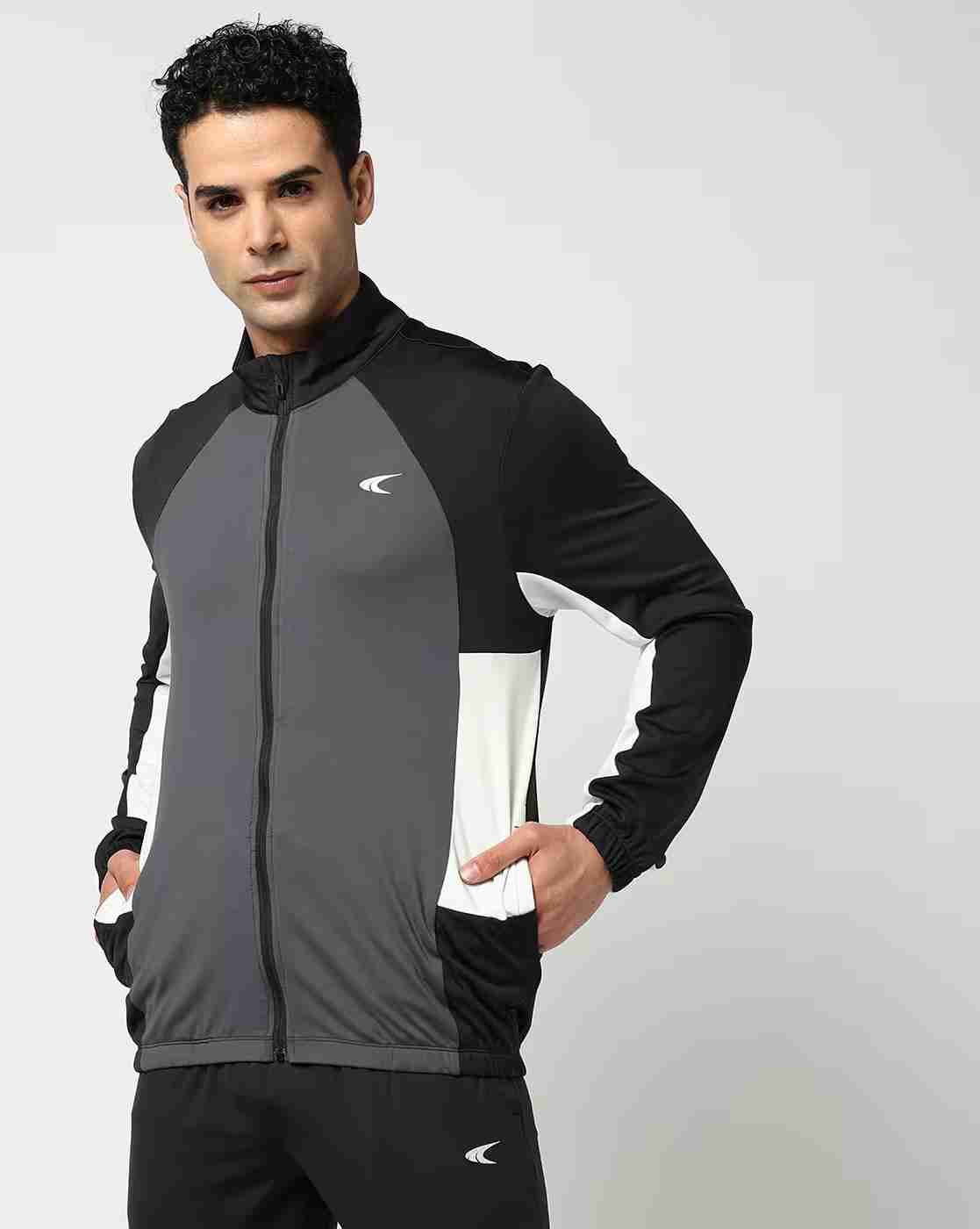 PERFORMAX | Men Colourblock Regular Fit Tracksuit|5