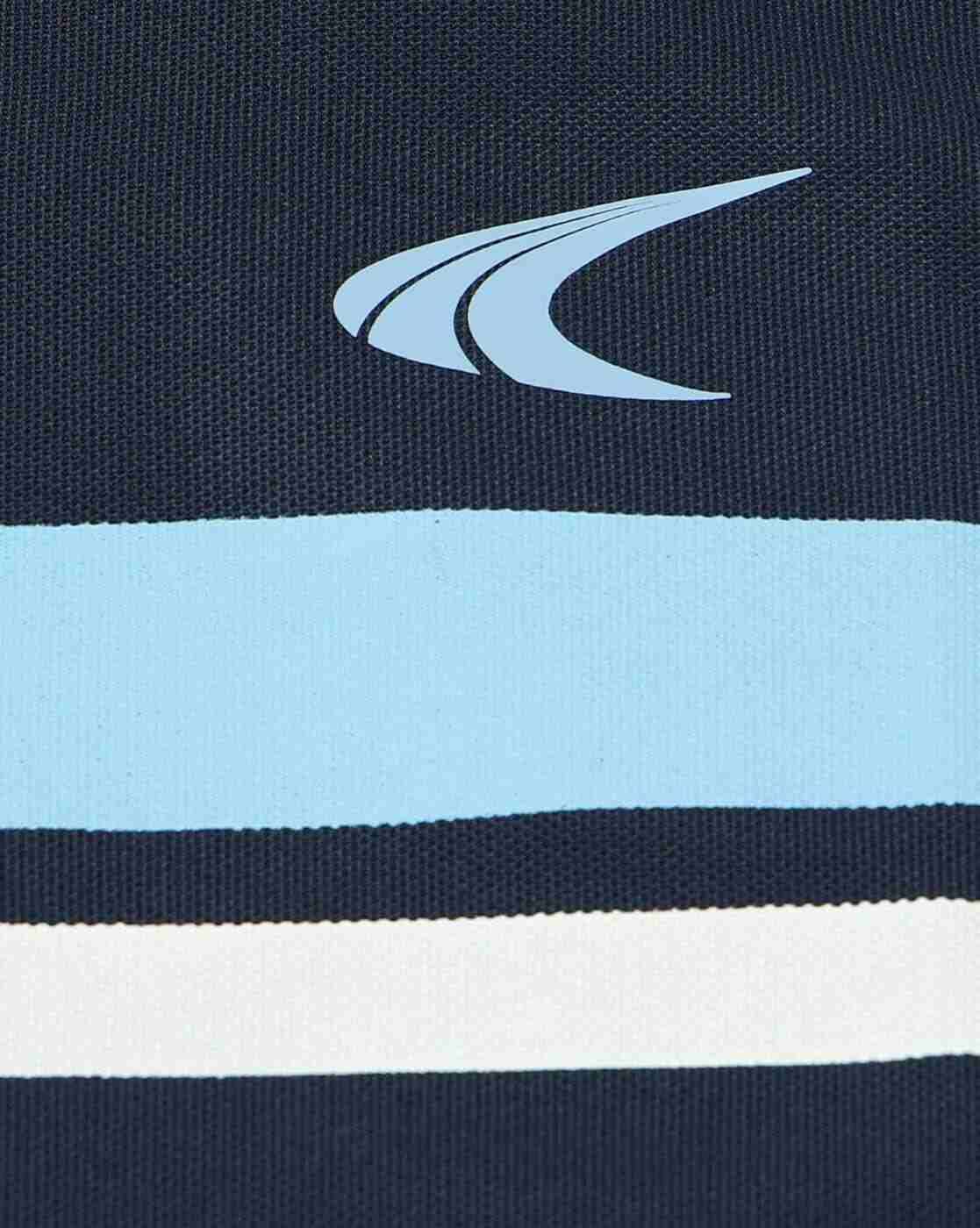 PERFORMAX | Men Active Lifestyle Striped Regular Fit Crew Neck T-Shirt|6