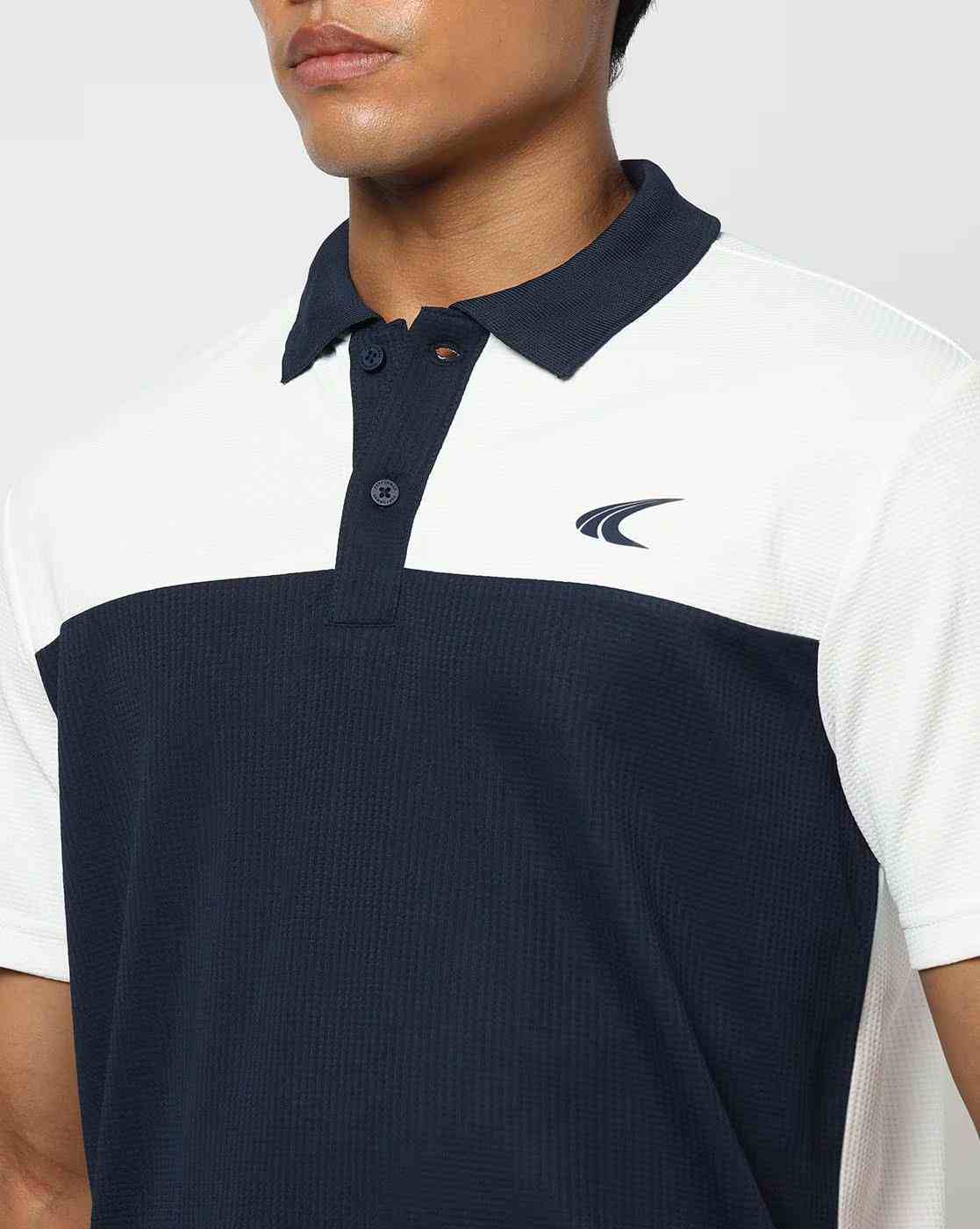 PERFORMAX | Men Colourblock Regular Fit Polo T-Shirt|4