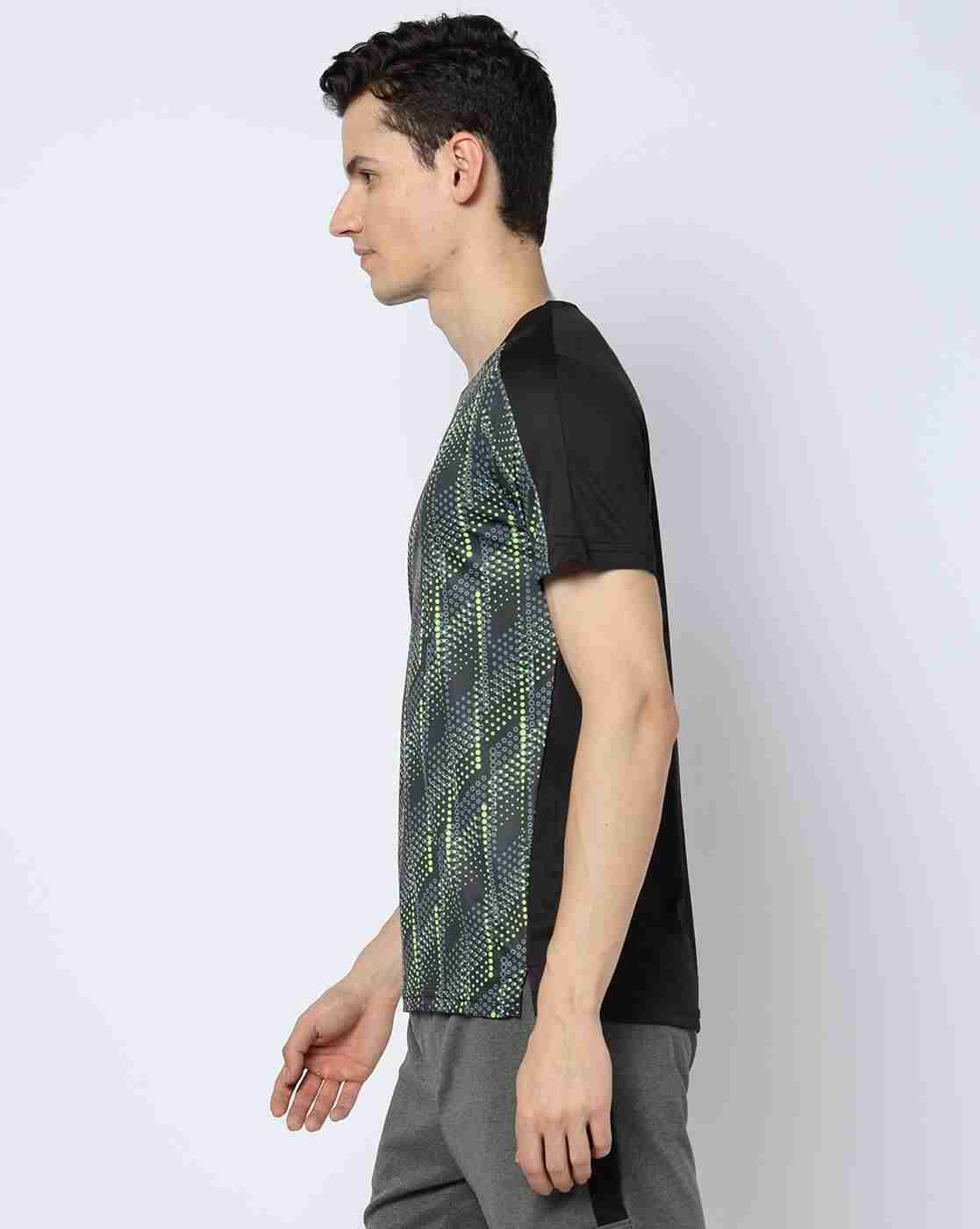 PERFORMAX | Men Active Lifestyle All Over Print Regular Fit Crew Neck T-Shirt|2