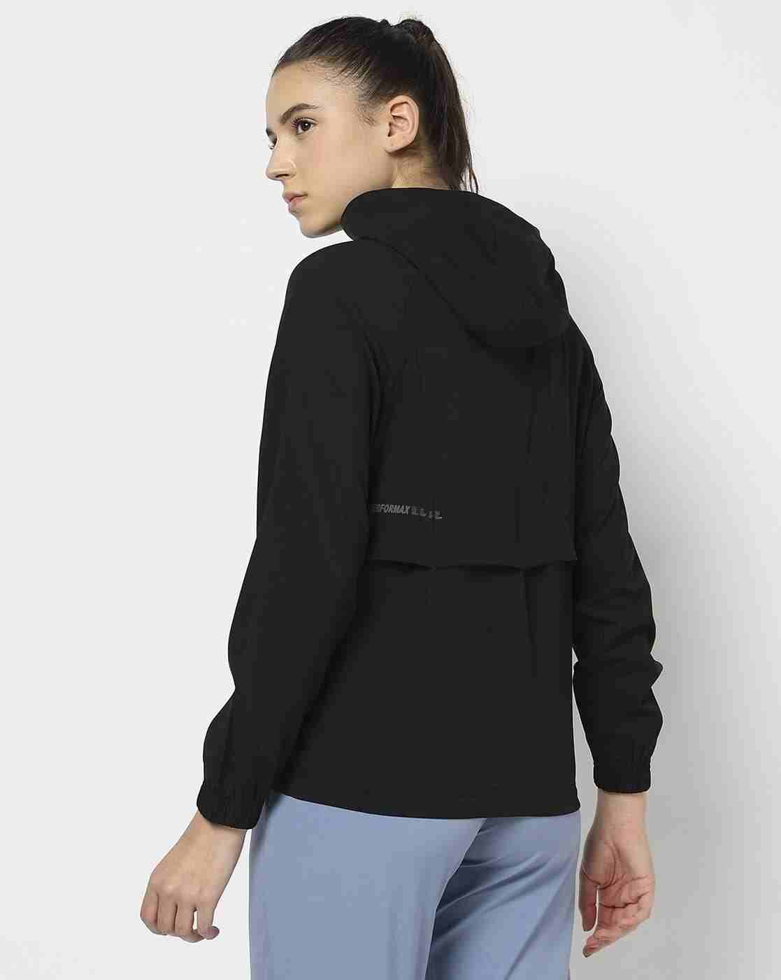 PERFORMAX | Women Zip-Front Regular Fit Hooded Fitness Jacket|2