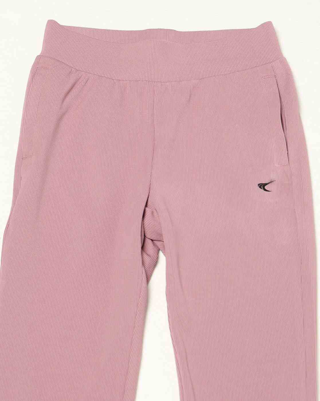 PERFORMAX | Women Ribbed Yoga Kick Flared Pants with Insert Pockets|6