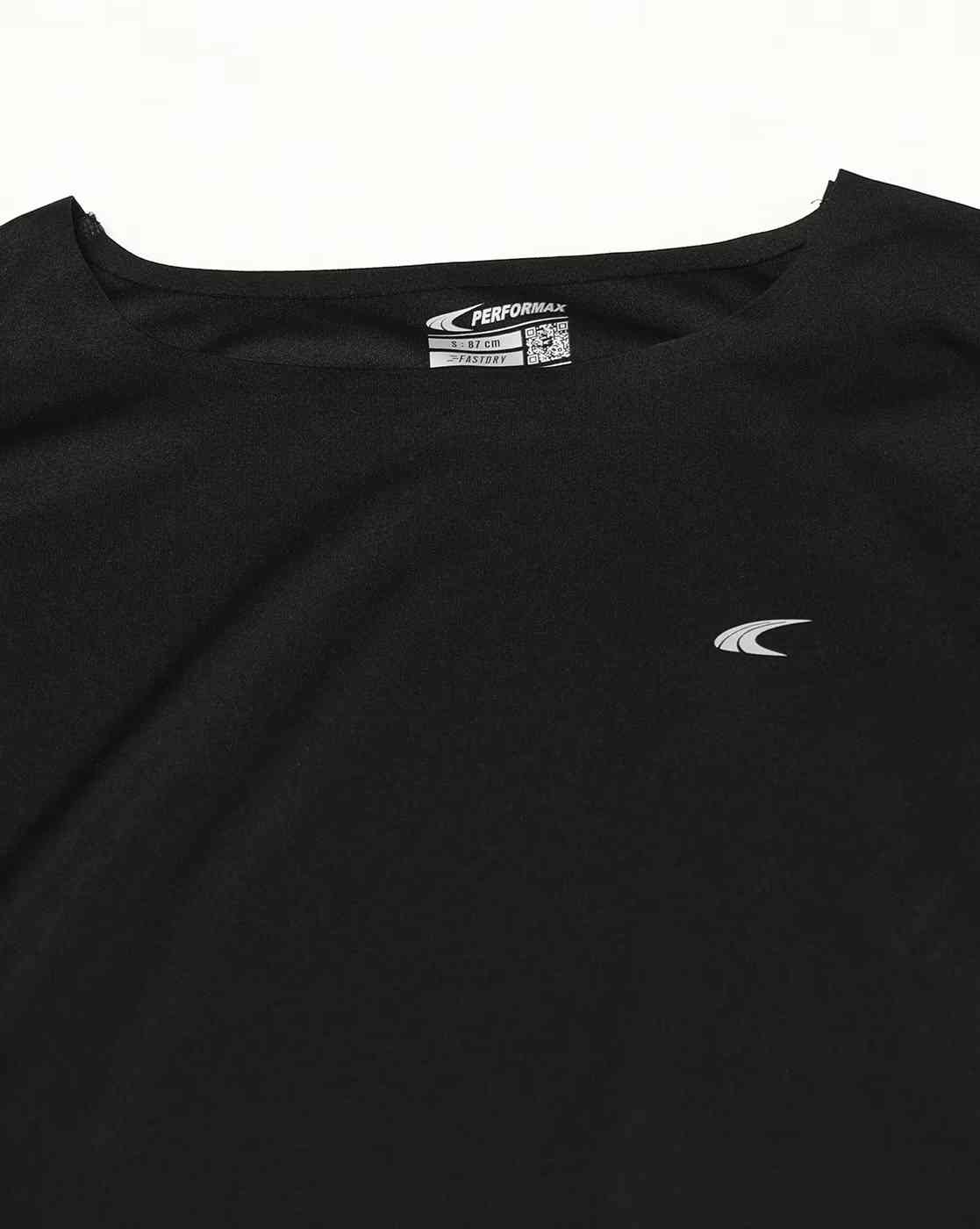 PERFORMAX | Women Wide Neck Bonded Relaxed Fit T-Shirt|5