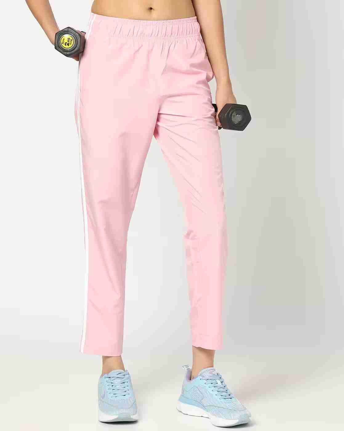 Women Straight Track Pants with Insert Pockets