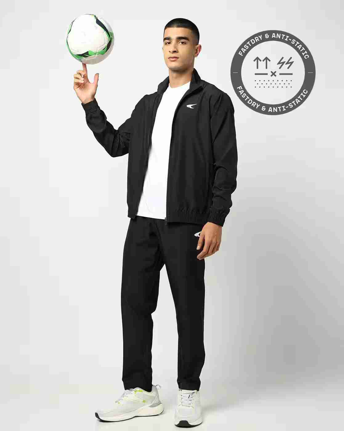 Men Regular Fit Tracksuit