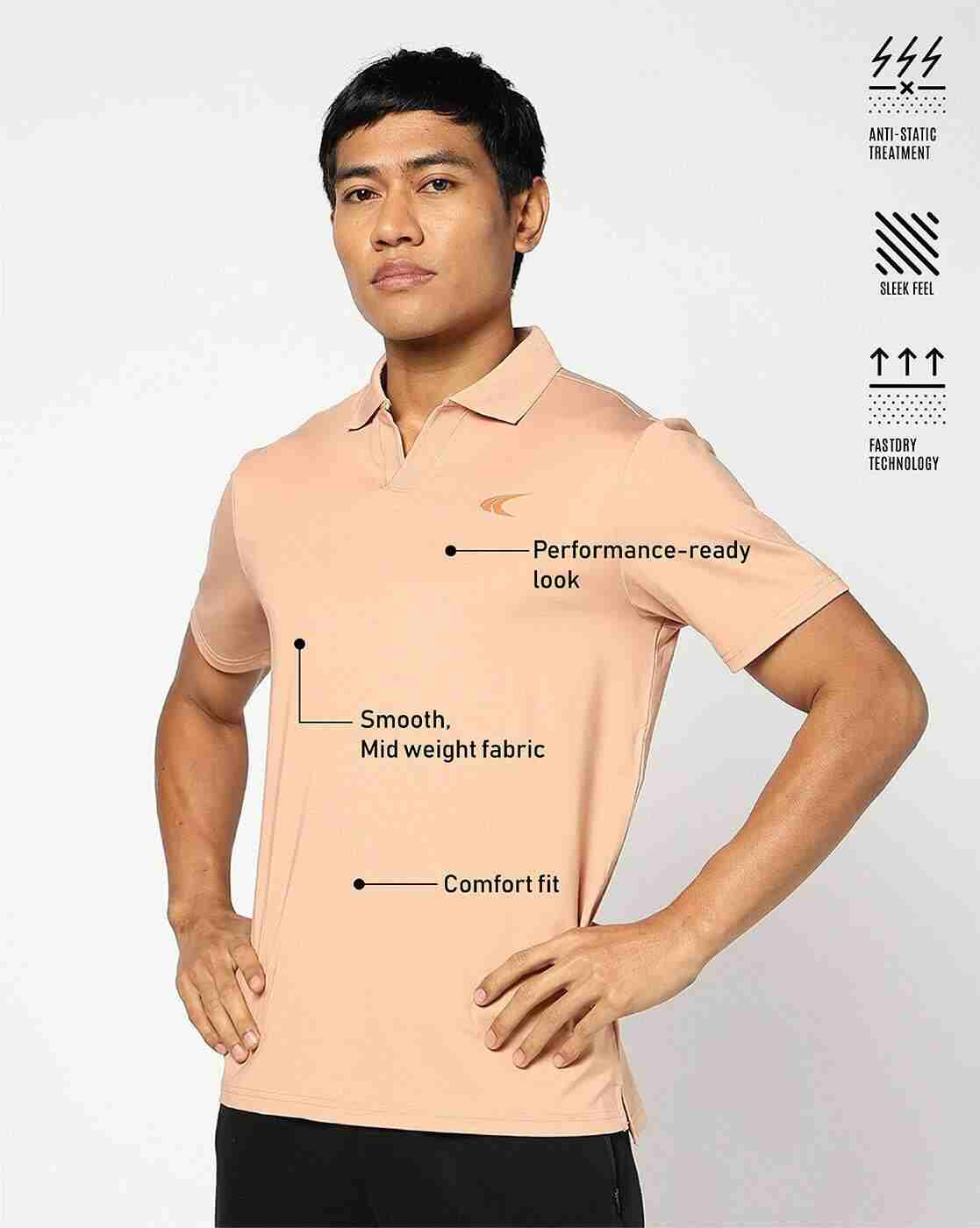 PERFORMAX | Men Active Lifestyle Regular Fit Polo T-Shirt|0