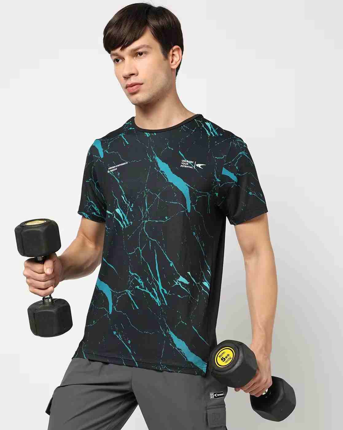 Men Printed Relaxed Fit Round-Neck T-Shirt