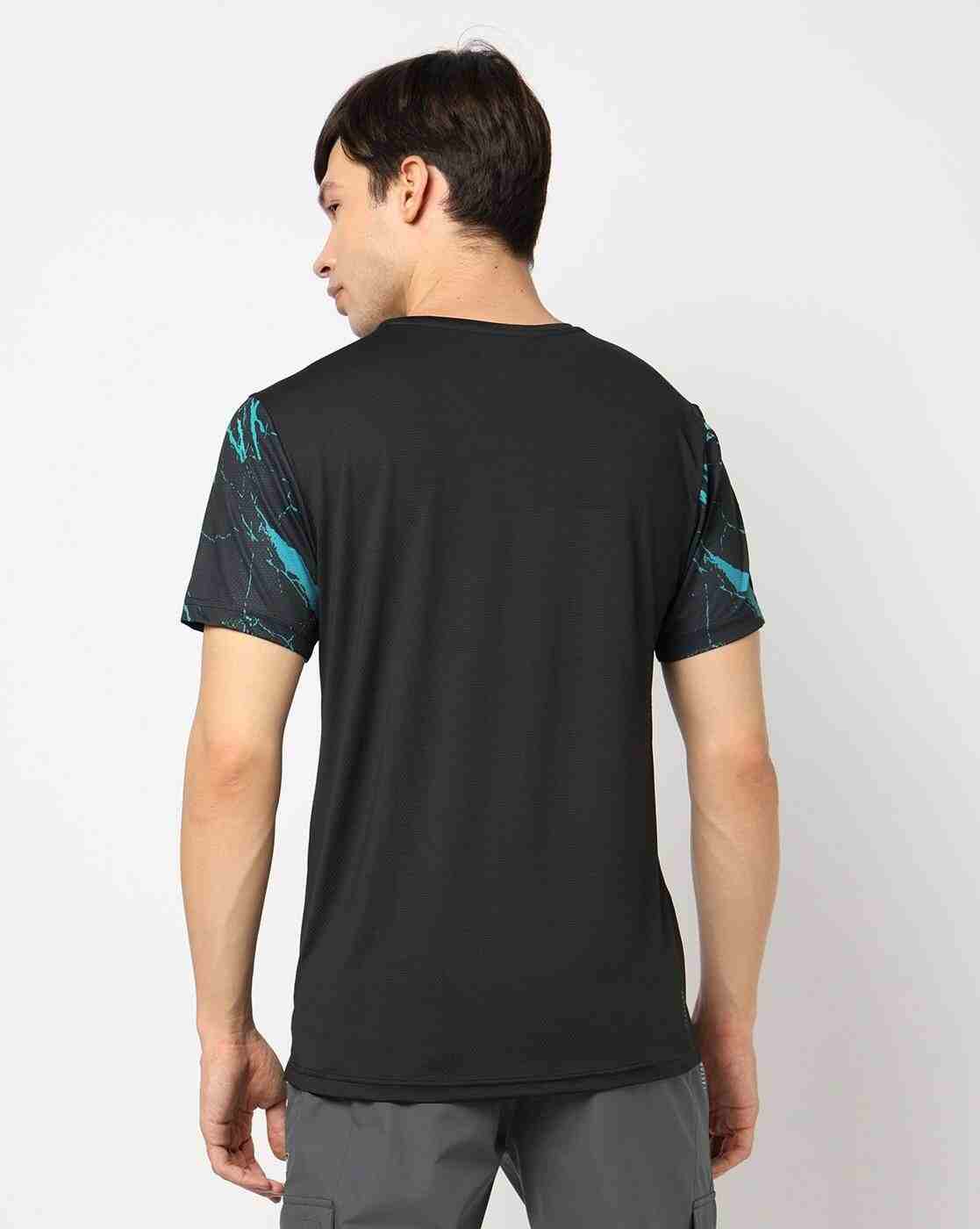 PERFORMAX | Men Printed Relaxed Fit Round-Neck T-Shirt|2
