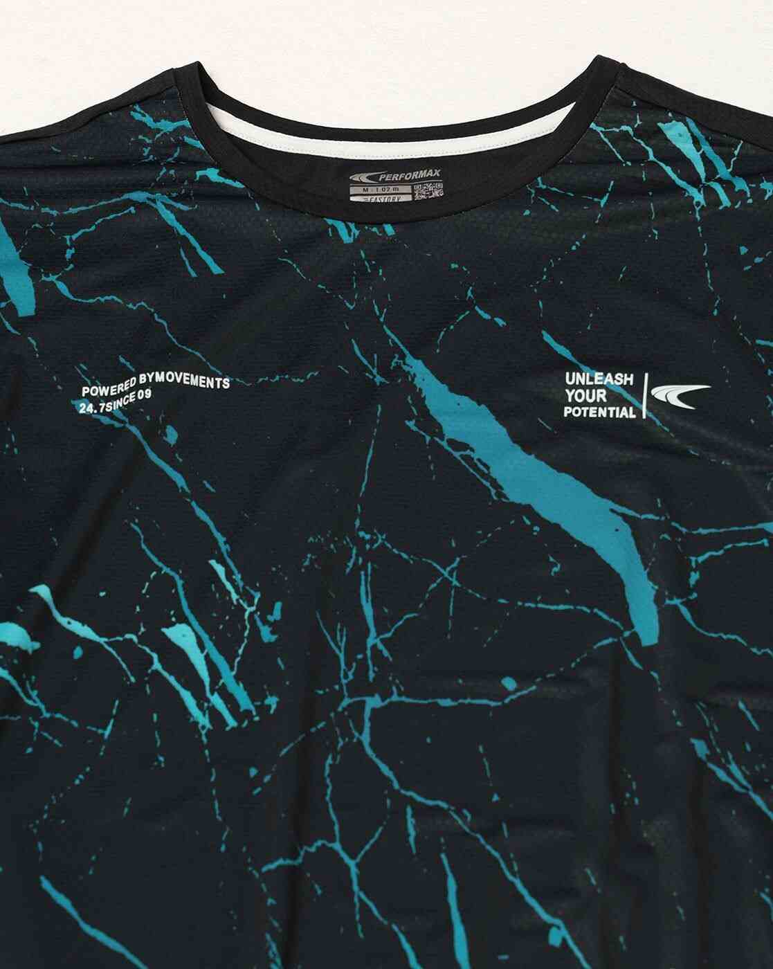 PERFORMAX | Men Printed Relaxed Fit Round-Neck T-Shirt|6