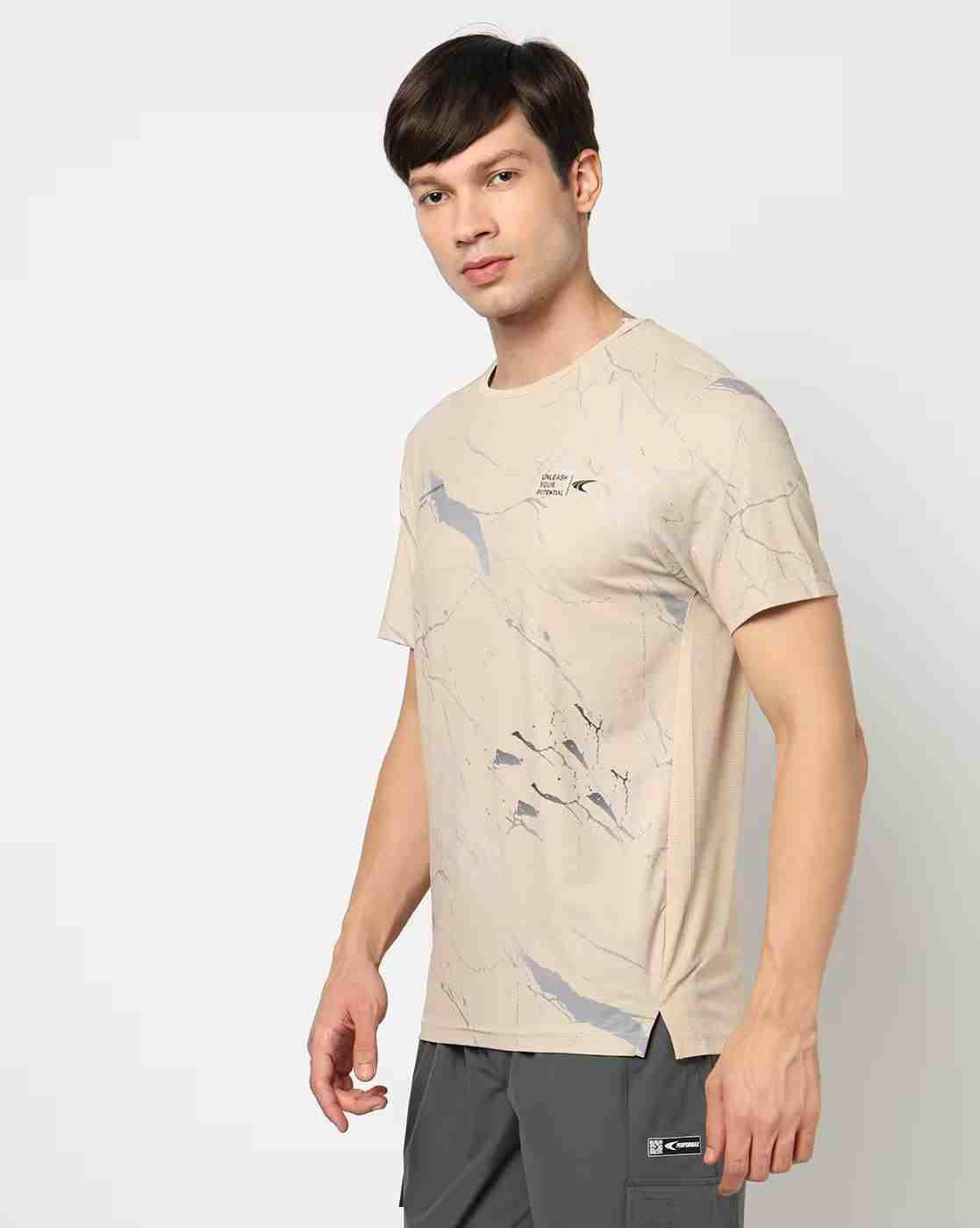 PERFORMAX | Men Printed Relaxed Fit Round-Neck T-Shirt|1