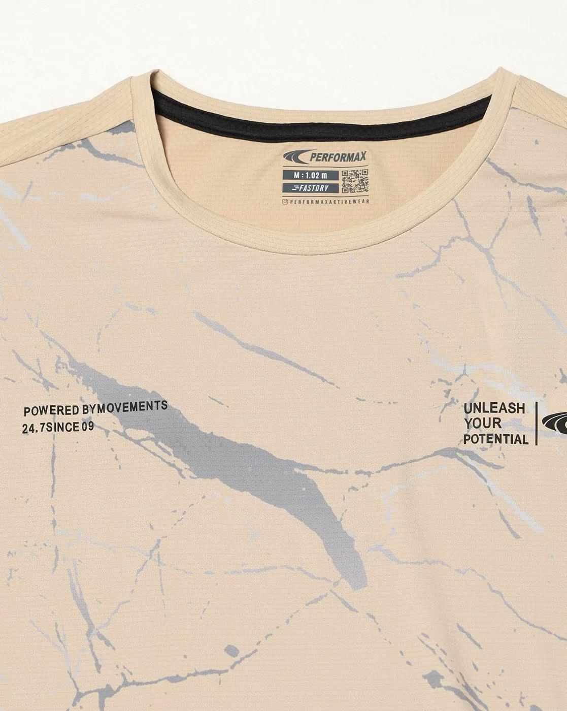 PERFORMAX | Men Printed Relaxed Fit Round-Neck T-Shirt|6
