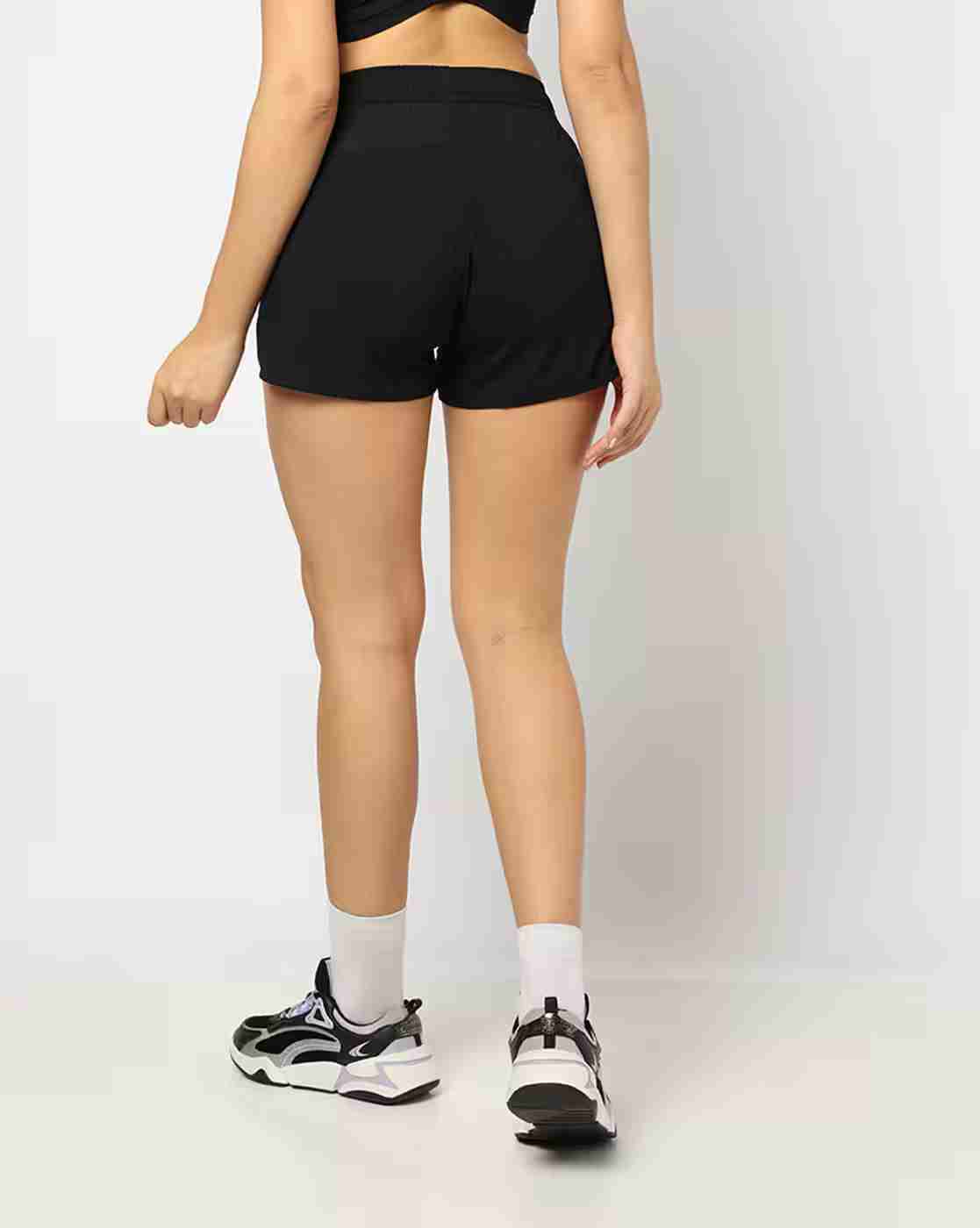 PERFORMAX | Women Regular Fit Mesh Paneled Shorts|2