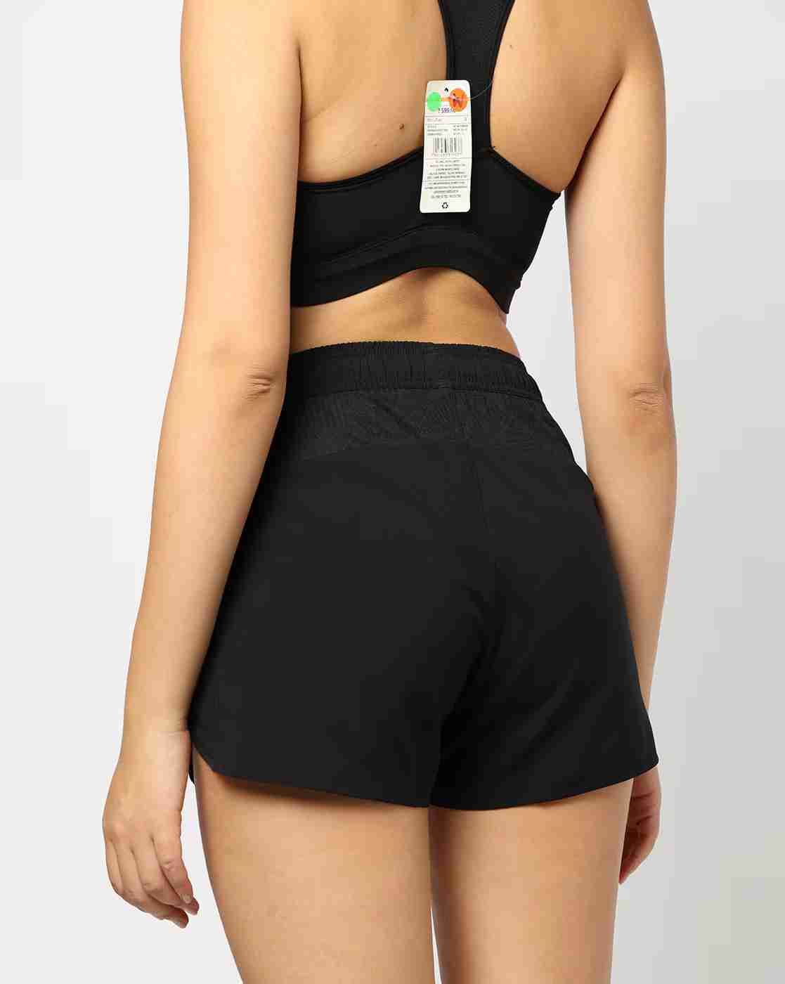 PERFORMAX | Women Regular Fit Mesh Paneled Shorts|3