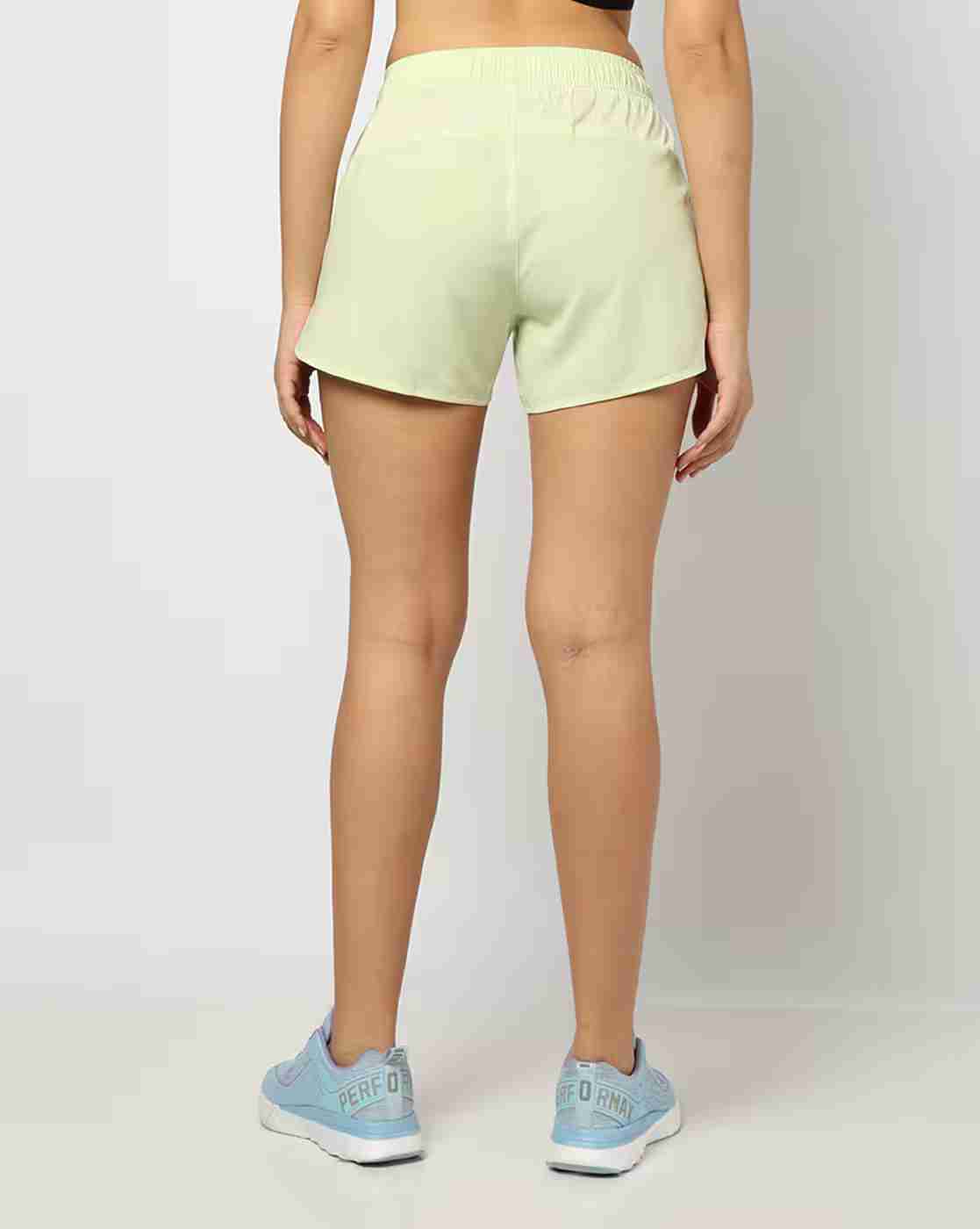 PERFORMAX | Women Regular Fit Mesh Paneled Shorts|2