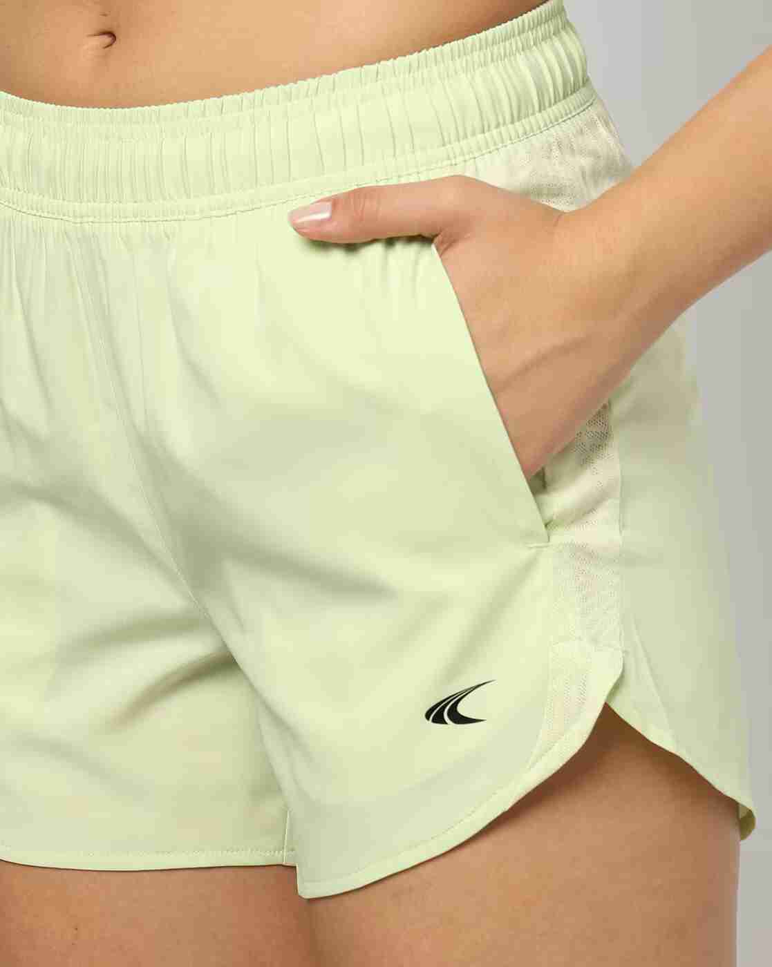 PERFORMAX | Women Regular Fit Mesh Paneled Shorts|3