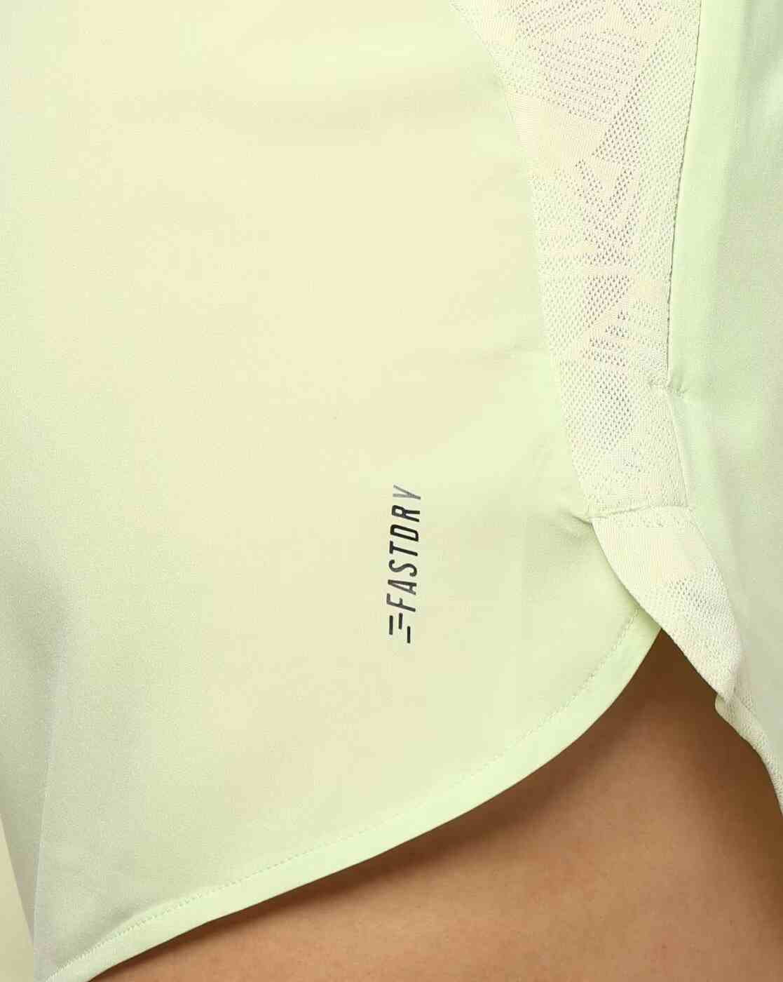 PERFORMAX | Women Regular Fit Mesh Paneled Shorts|4