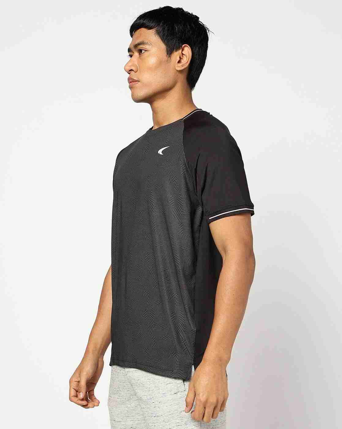 PERFORMAX | Men Printed Regular Fit Racquet Crew-Neck T-Shirt|1